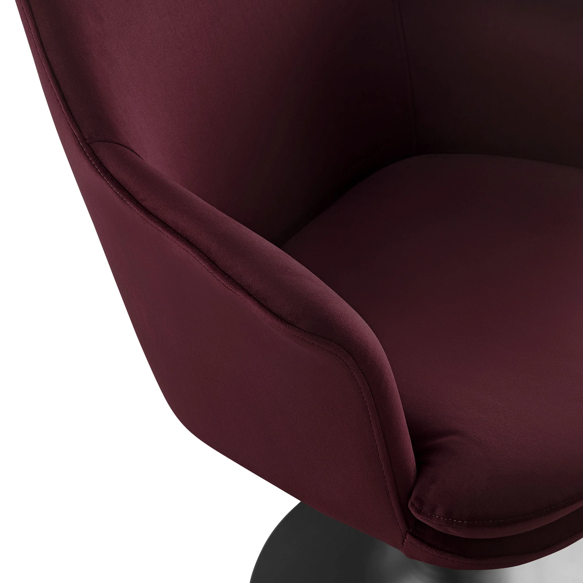 Lippa Swivel Dining Performance Velvet Armchair by Modway - Image 15