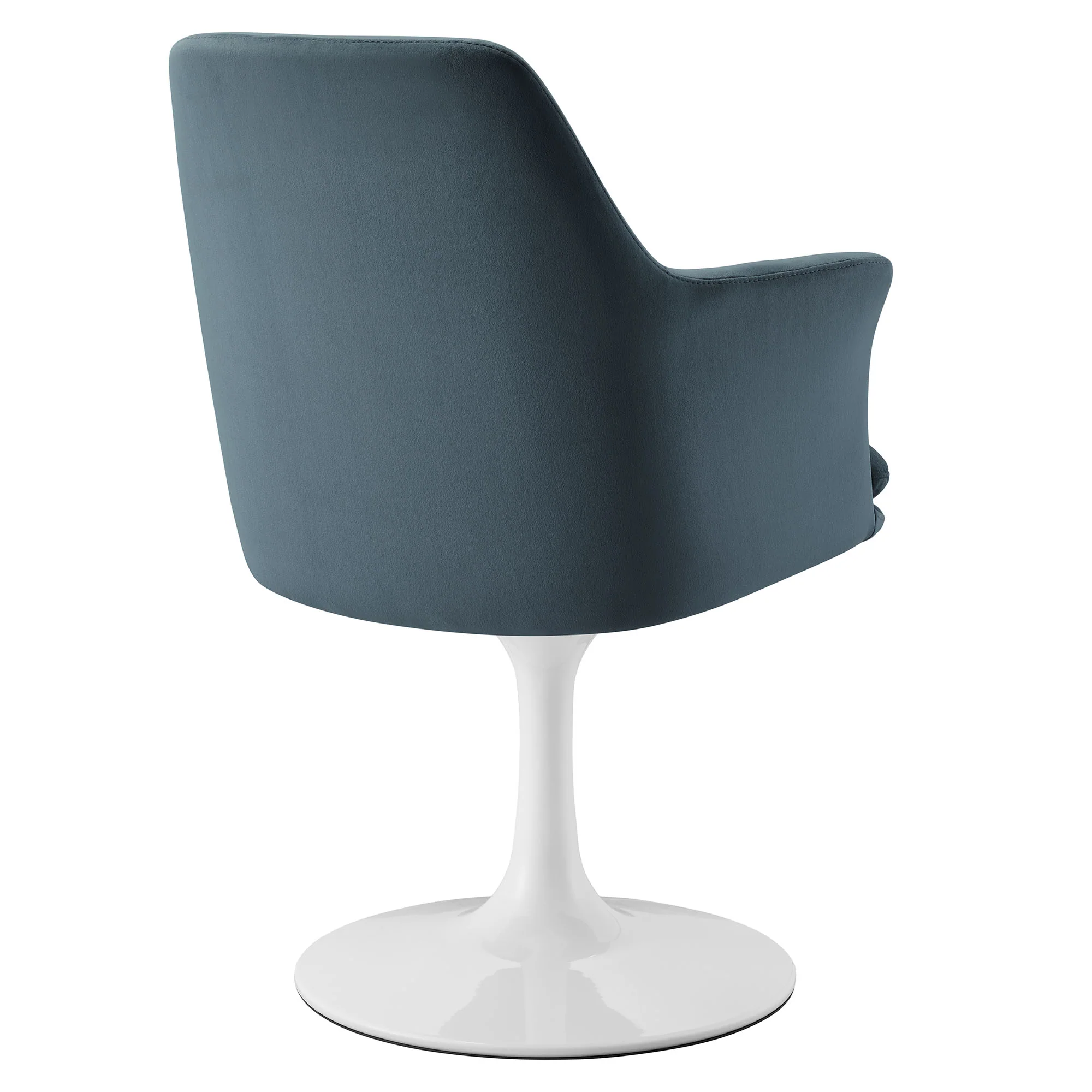 Lippa Swivel Dining Performance Velvet Armchair by Modway - Image 23