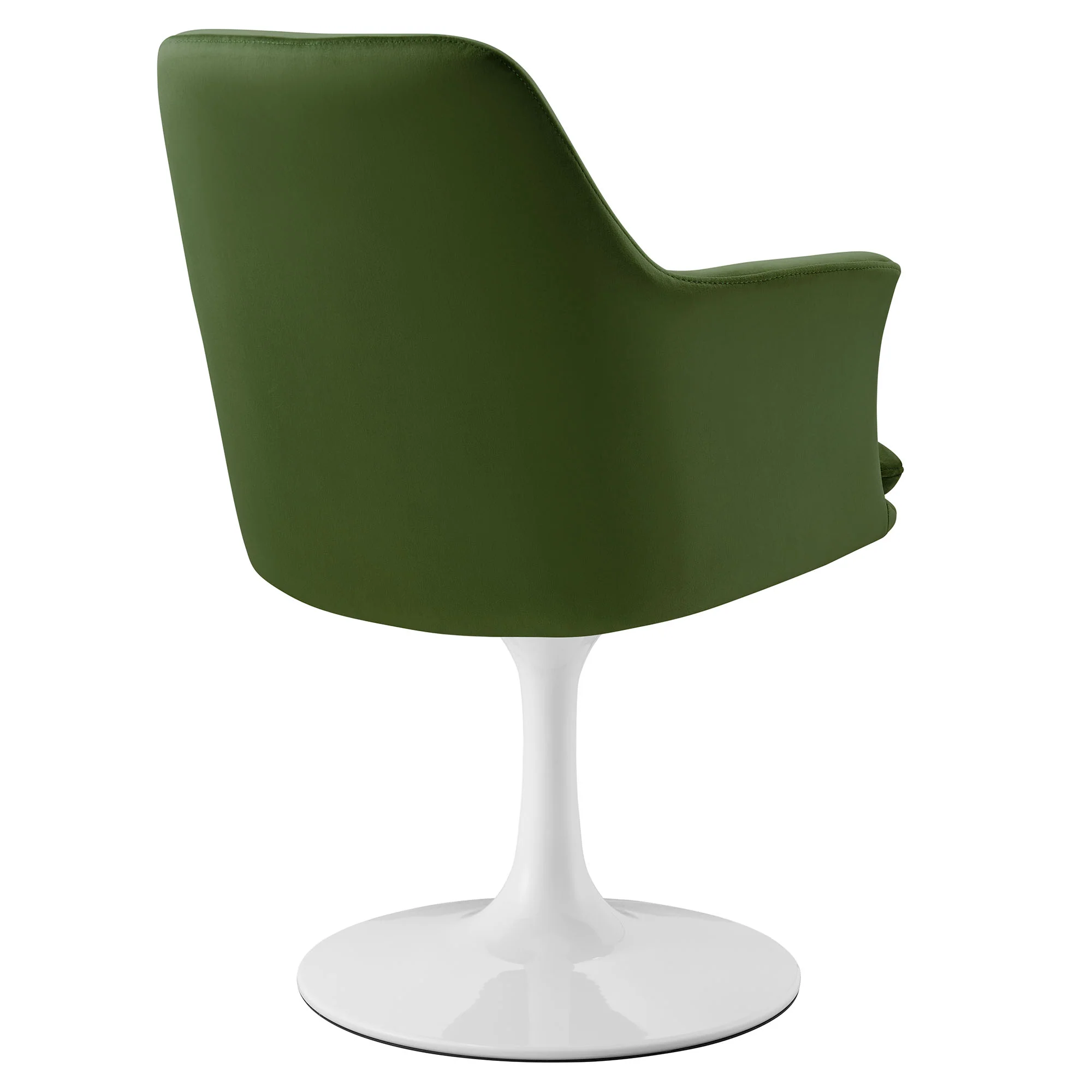 Lippa Swivel Dining Performance Velvet Armchair by Modway - Image 33