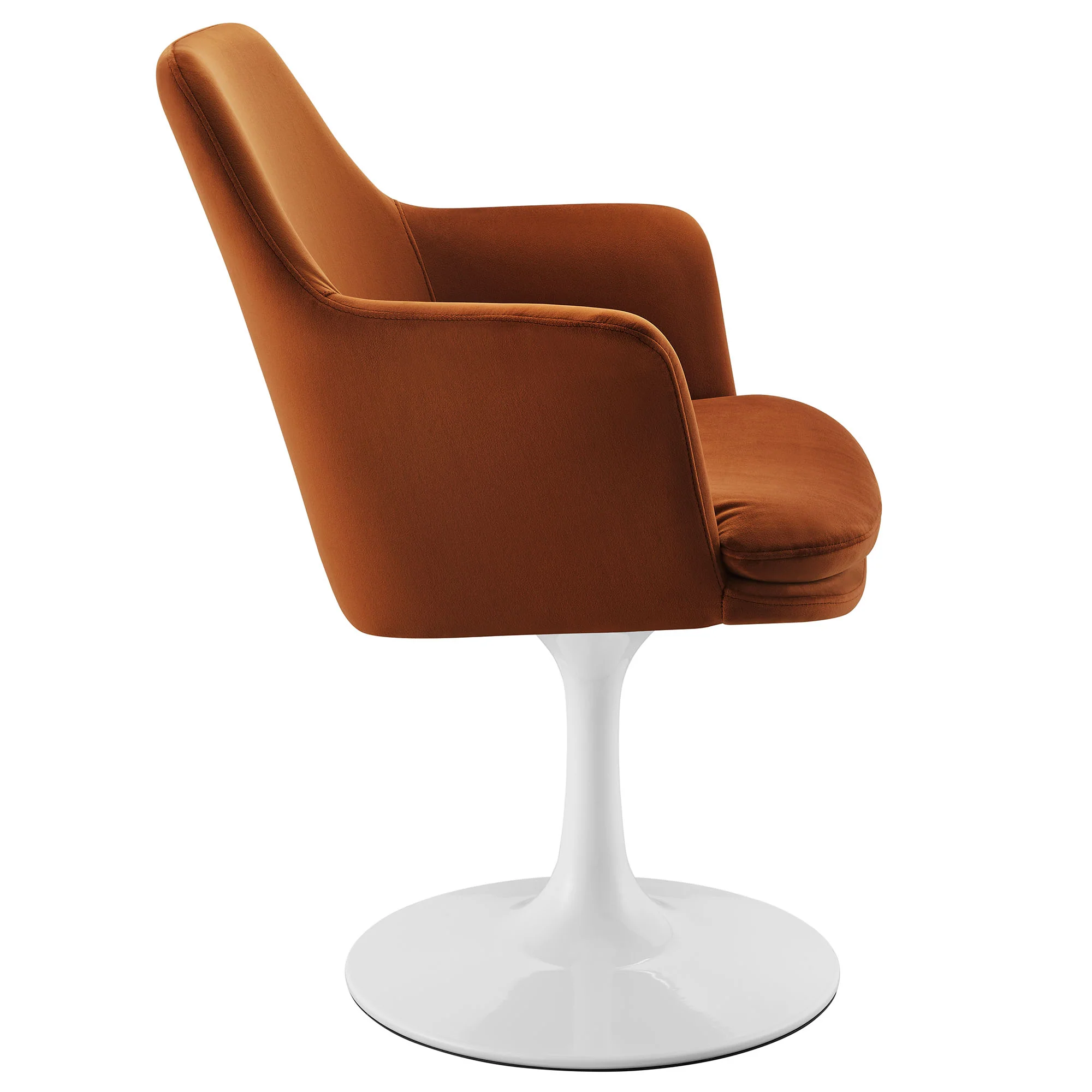 Lippa Swivel Dining Performance Velvet Armchair by Modway - Image 42