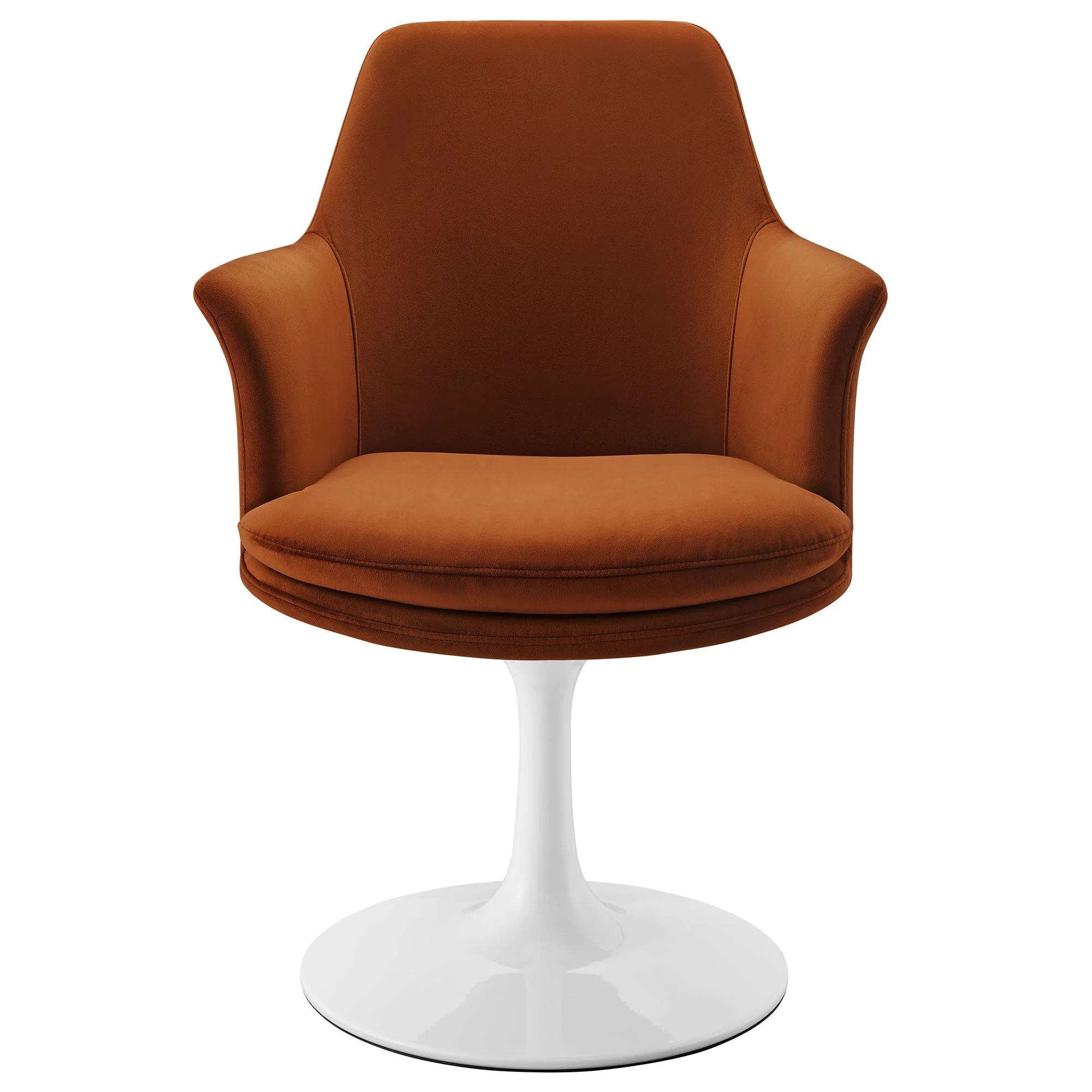 Lippa Swivel Dining Performance Velvet Armchair by Modway - Image 44