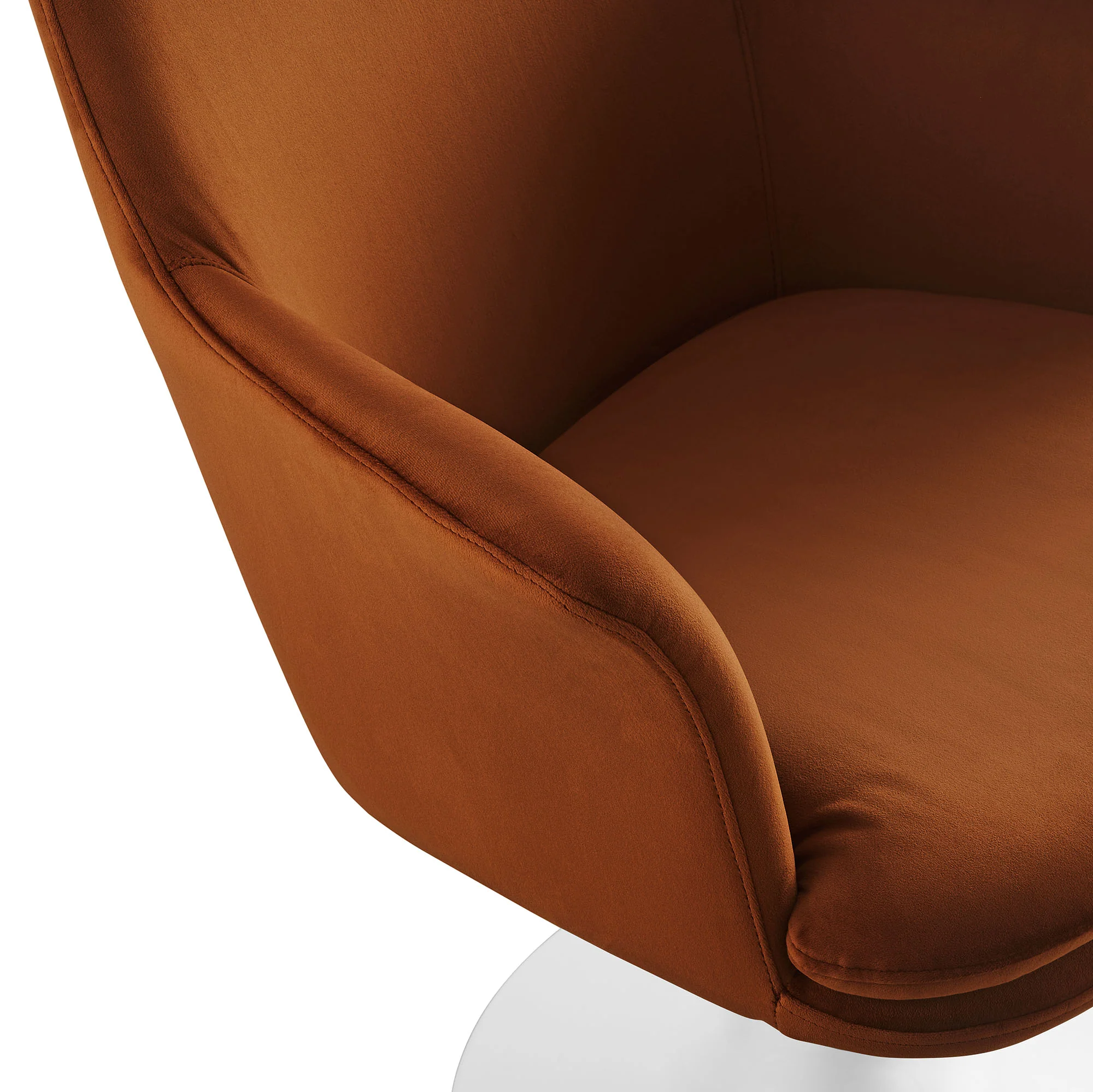 Lippa Swivel Dining Performance Velvet Armchair by Modway - Image 45