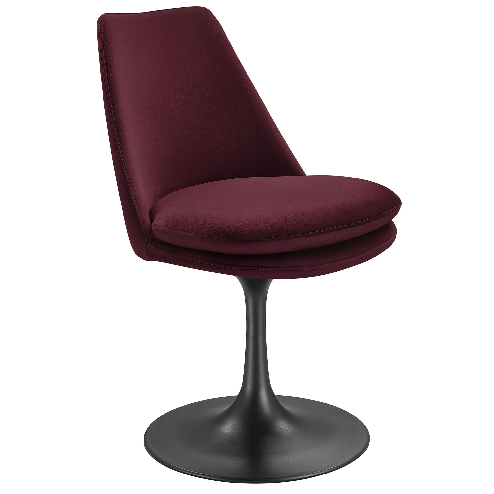 Lippa Swivel Dining Performance Velvet Side Chair by Modway - Image 11
