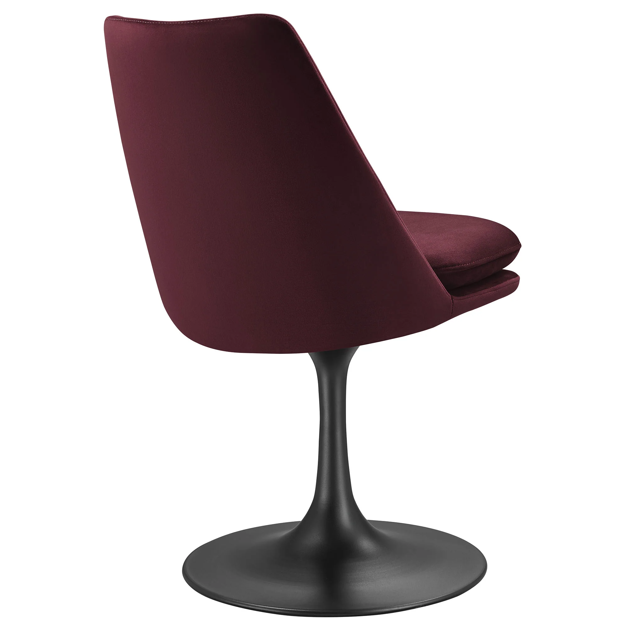 Lippa Swivel Dining Performance Velvet Side Chair by Modway - Image 13