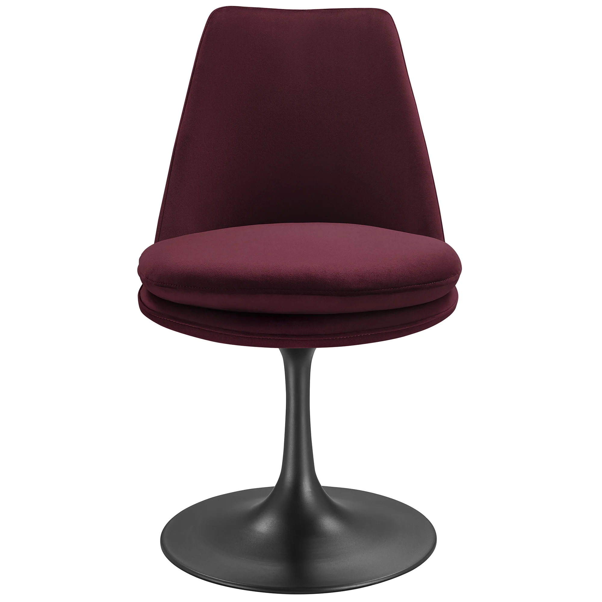 Lippa Swivel Dining Performance Velvet Side Chair by Modway - Image 14