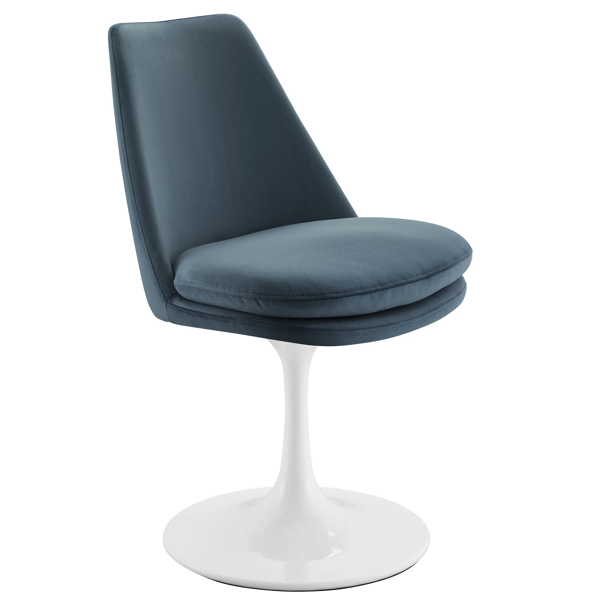 Lippa Swivel Dining Performance Velvet Side Chair by Modway - Image 21