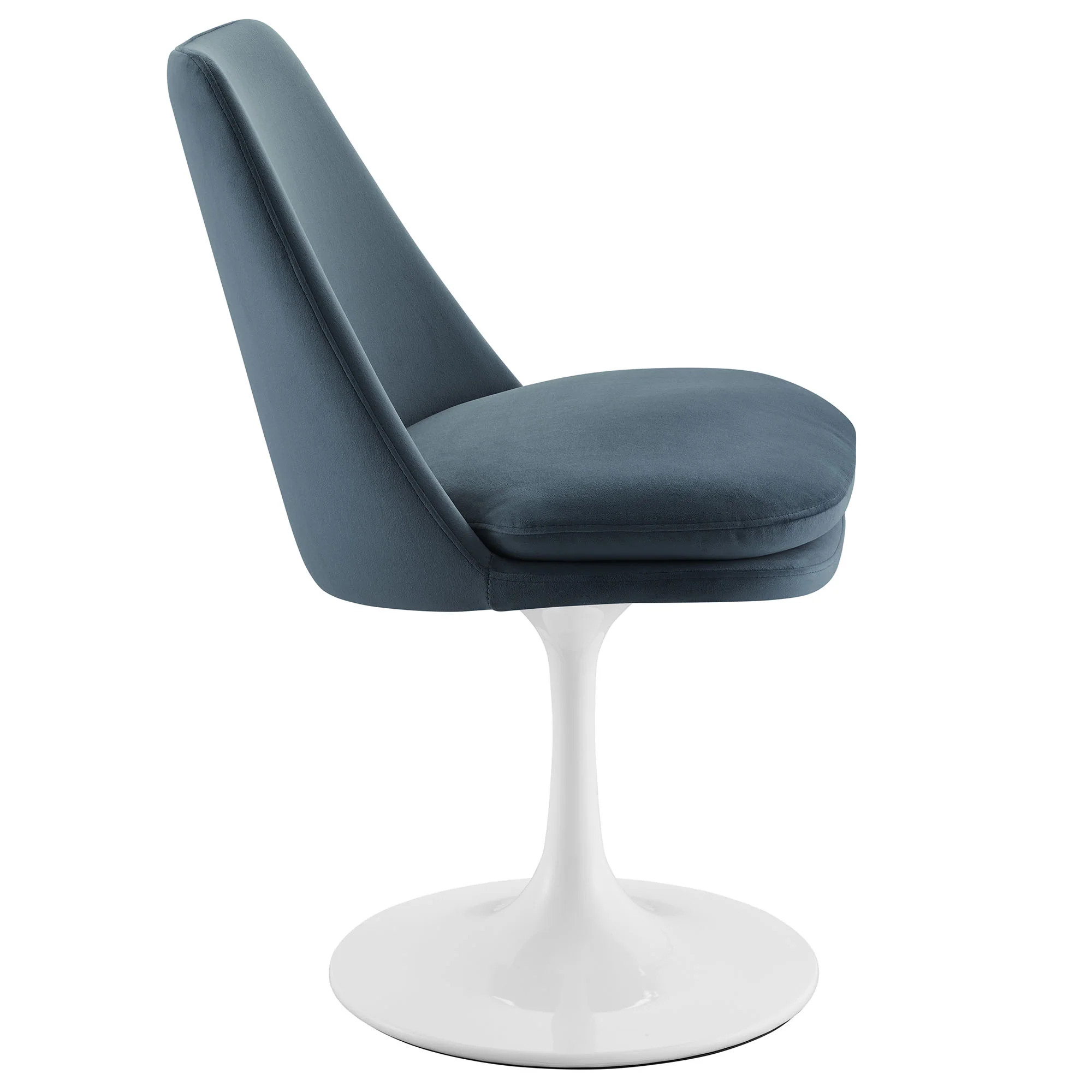 Lippa Swivel Dining Performance Velvet Side Chair by Modway - Image 22