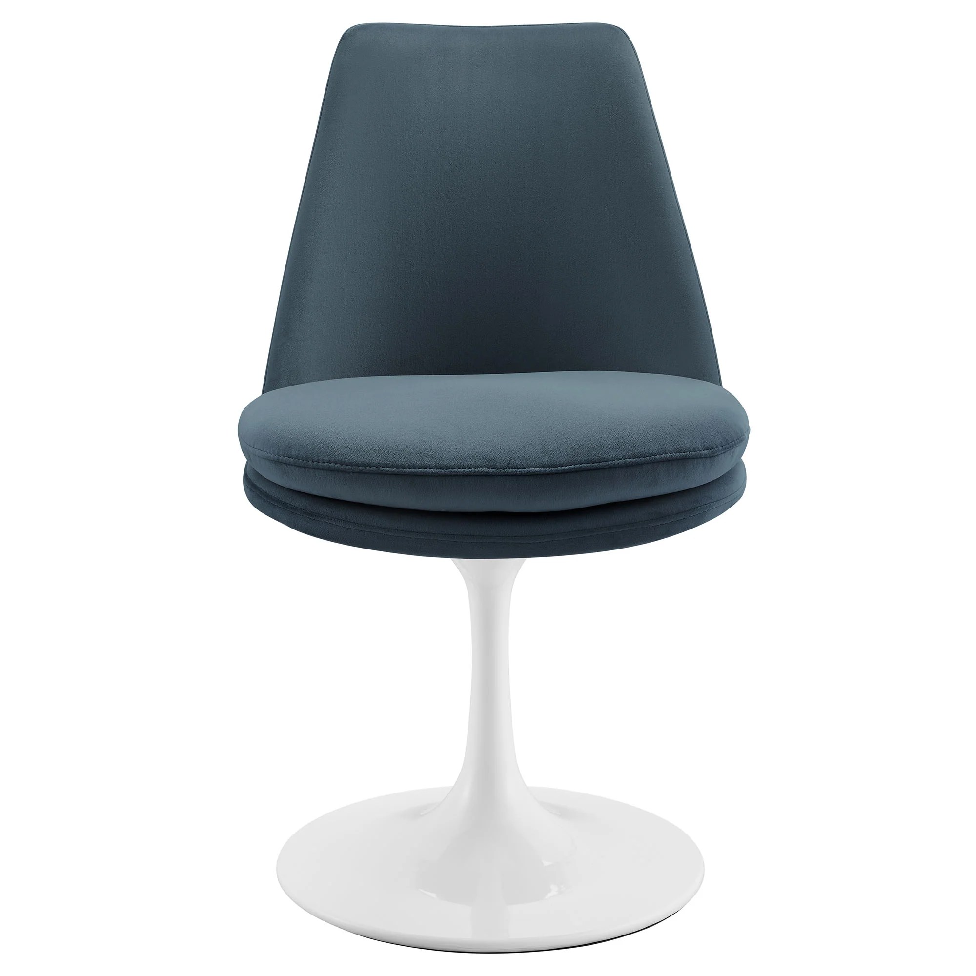 Lippa Swivel Dining Performance Velvet Side Chair by Modway - Image 24