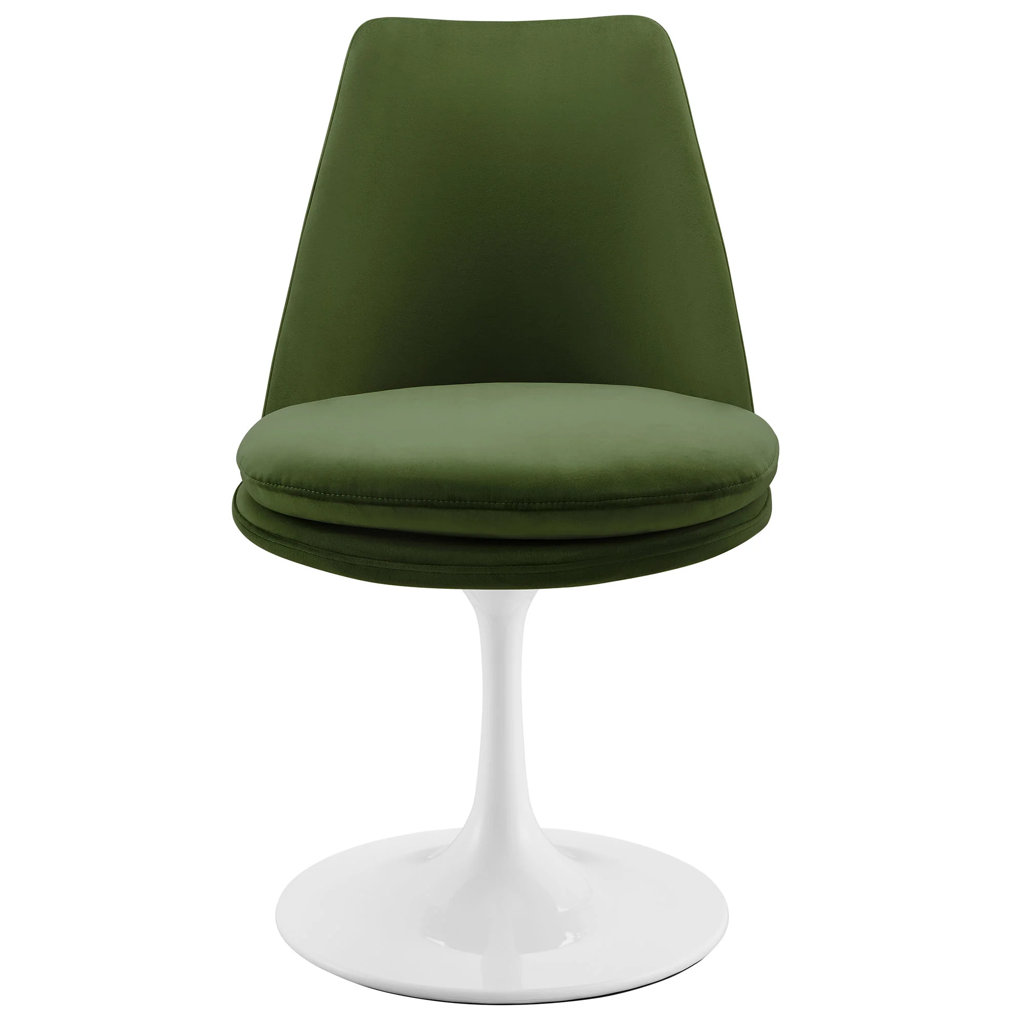 Lippa Swivel Dining Performance Velvet Side Chair by Modway - Image 34