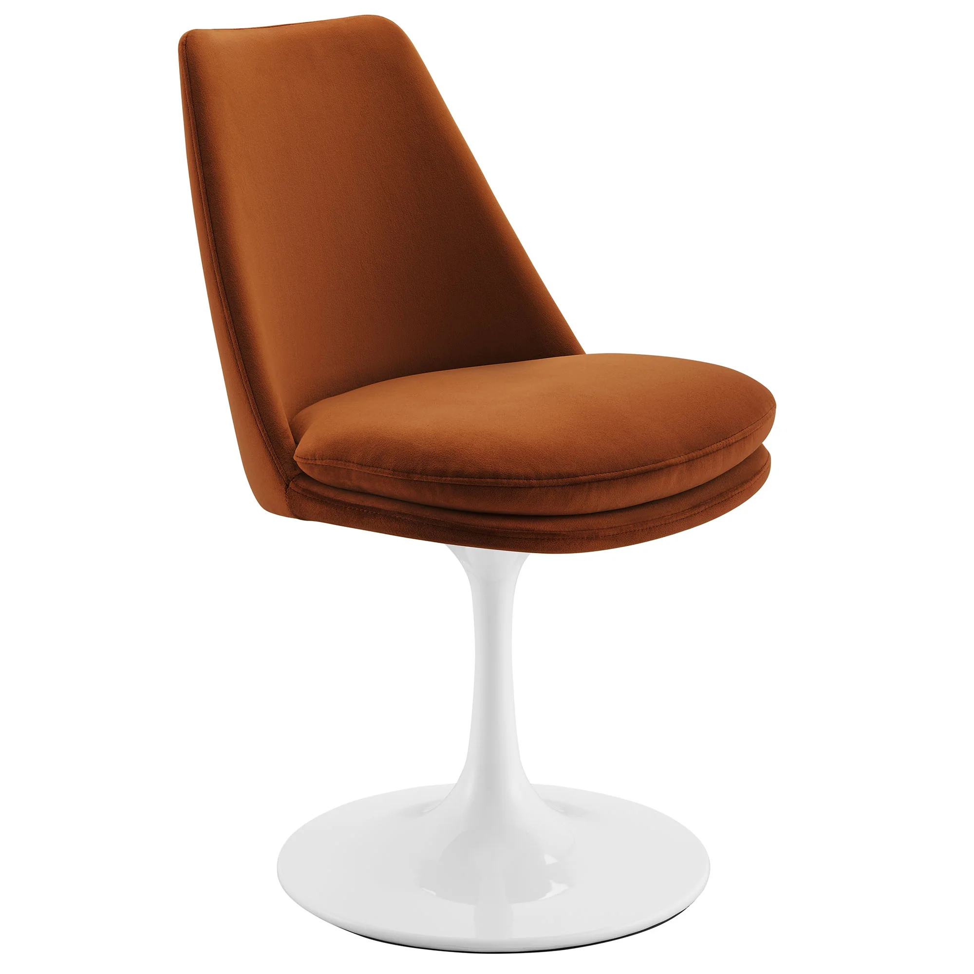 Lippa Swivel Dining Performance Velvet Side Chair by Modway - Image 41