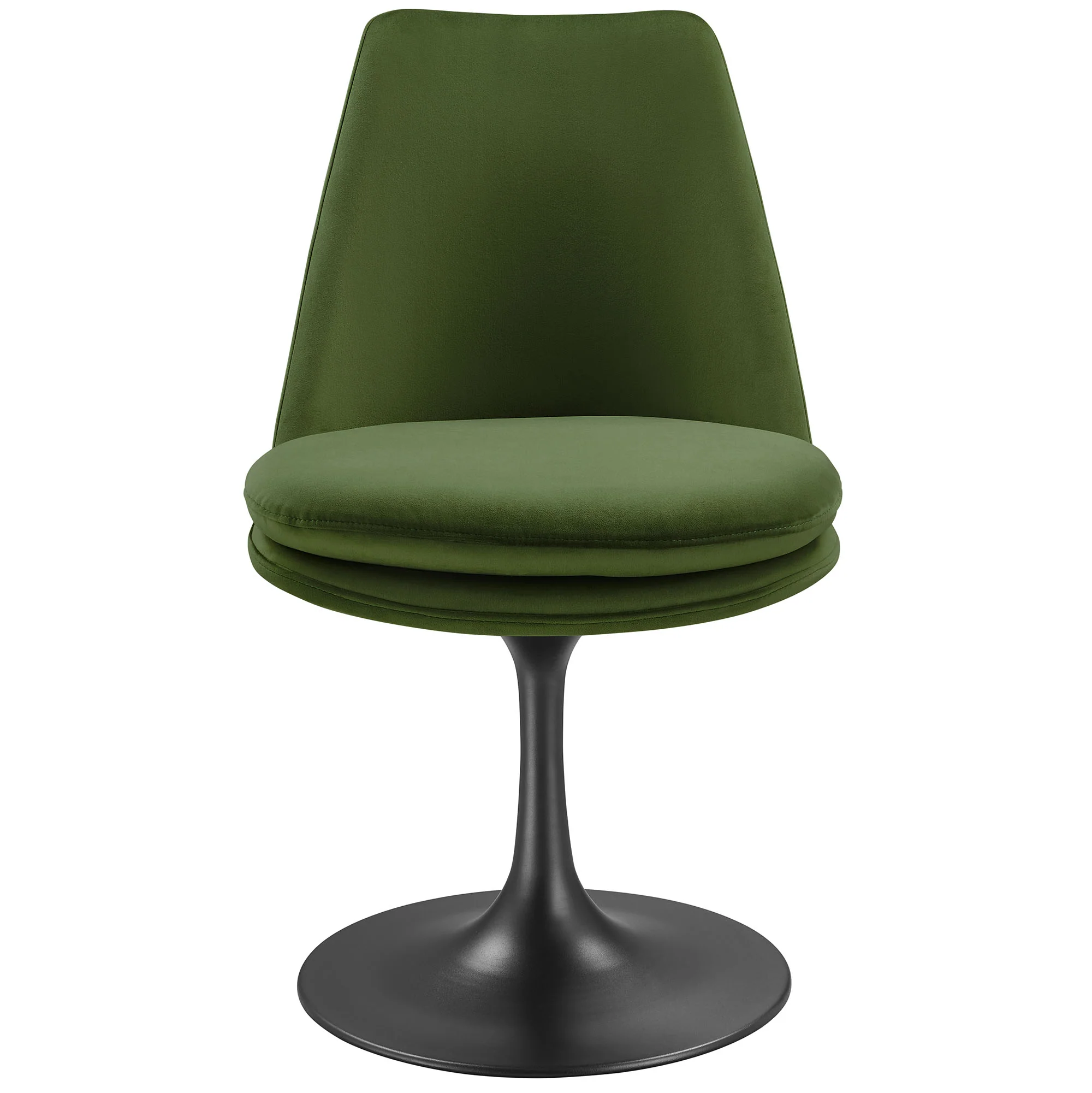 Lippa Swivel Dining Performance Velvet Side Chair by Modway - Image 5
