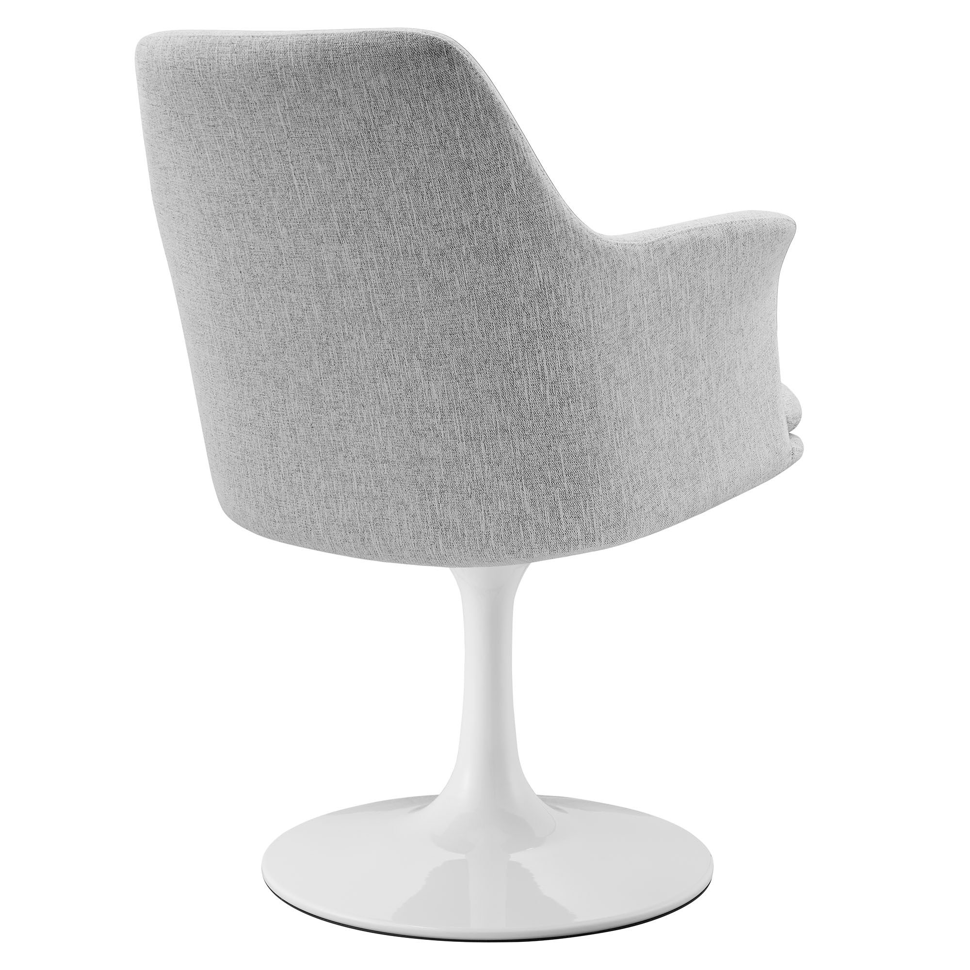 Lippa Swivel Dining Upholstered Armchair by Modway - Image 13