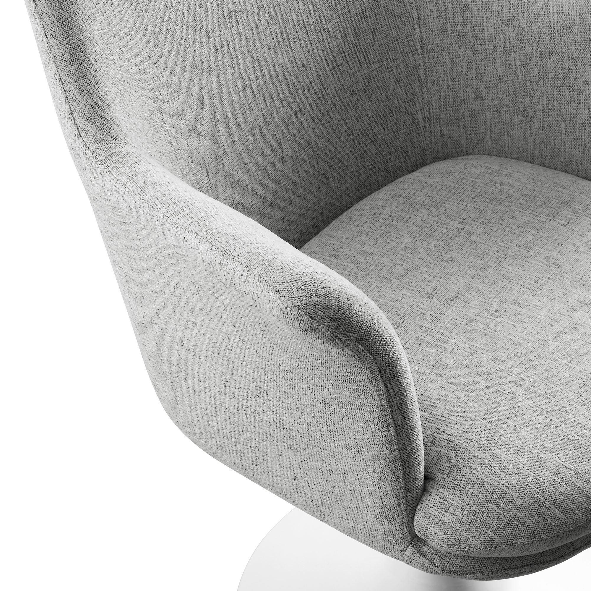 Lippa Swivel Dining Upholstered Armchair by Modway - Image 15