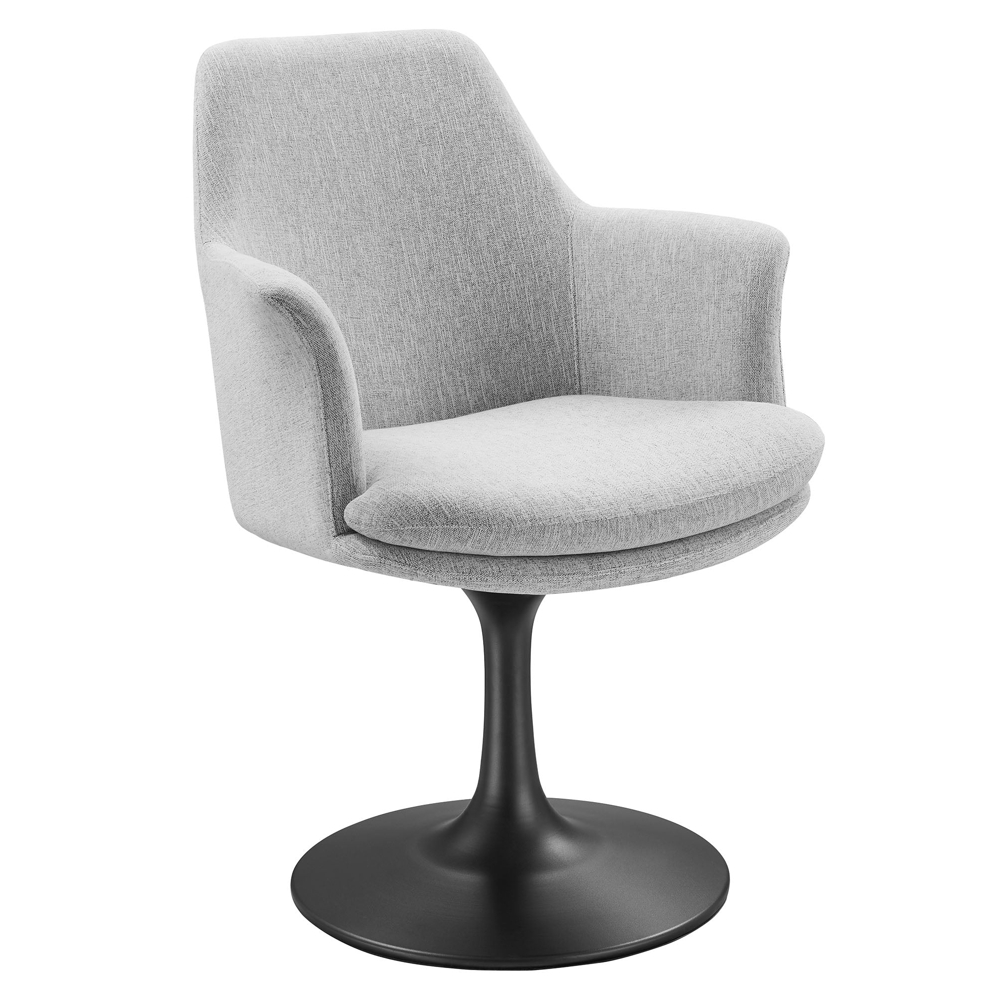 Lippa Swivel Dining Upholstered Armchair by Modway - Image 2