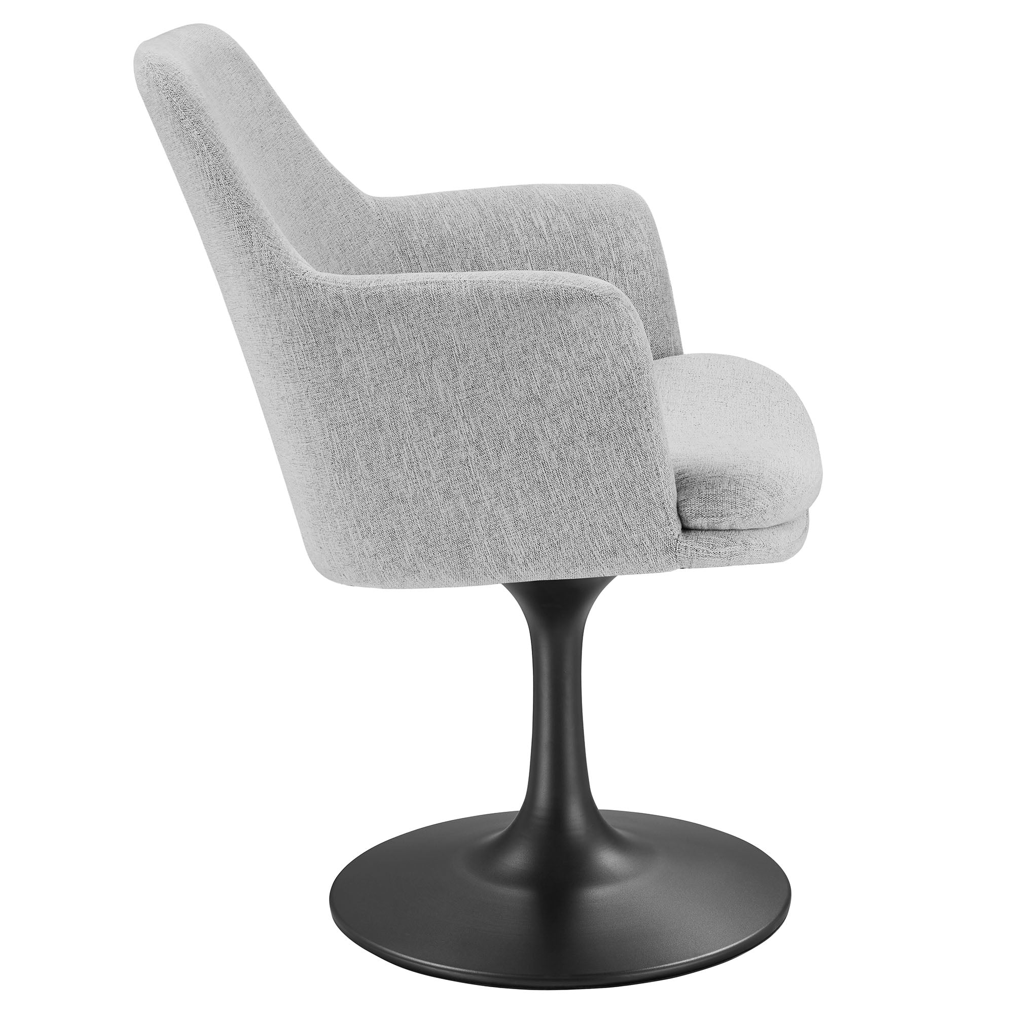 Lippa Swivel Dining Upholstered Armchair by Modway - Image 3