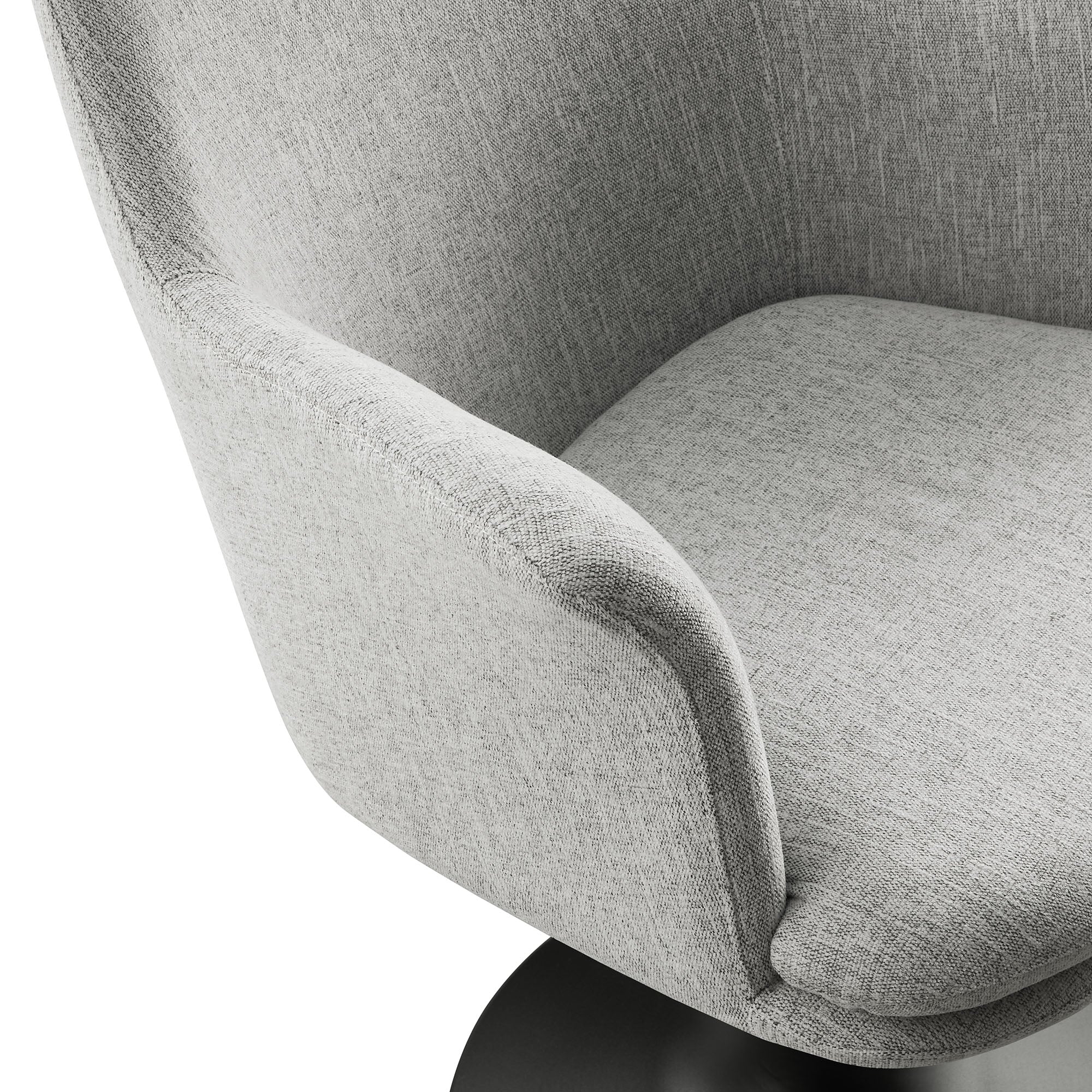 Lippa Swivel Dining Upholstered Armchair by Modway - Image 6