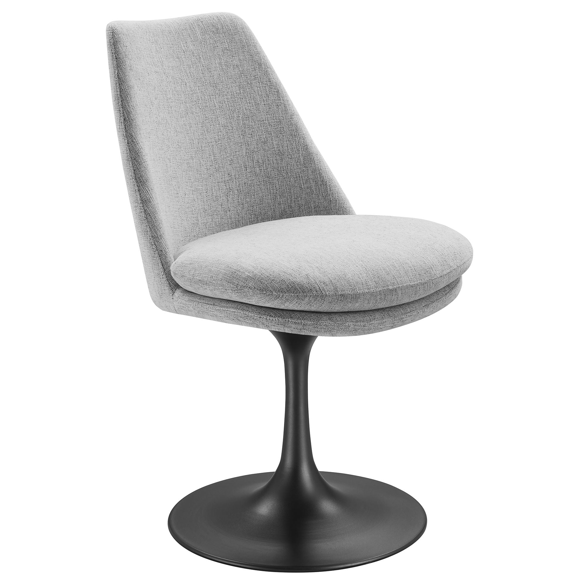 Lippa Swivel Dining Upholstered Side Chair by Modway - Image 2