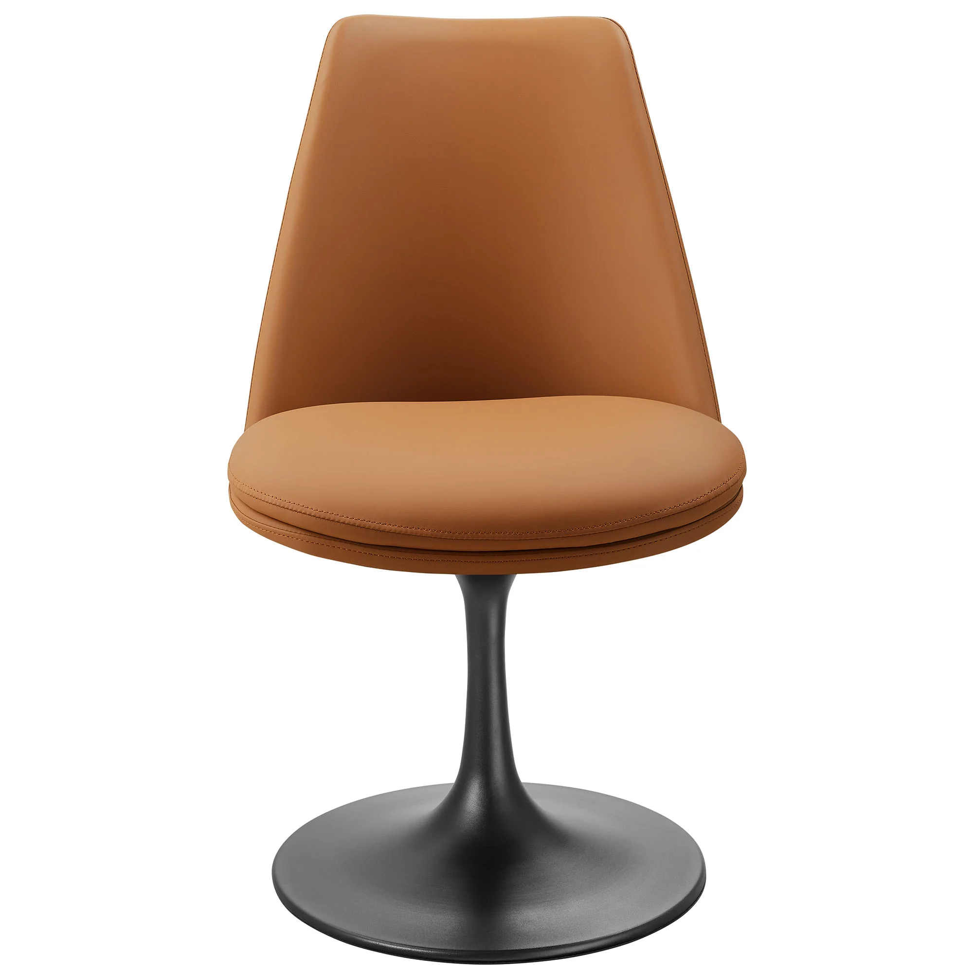 Lippa Swivel Dining Vegan Leather Side Chair by Modway - Image 14