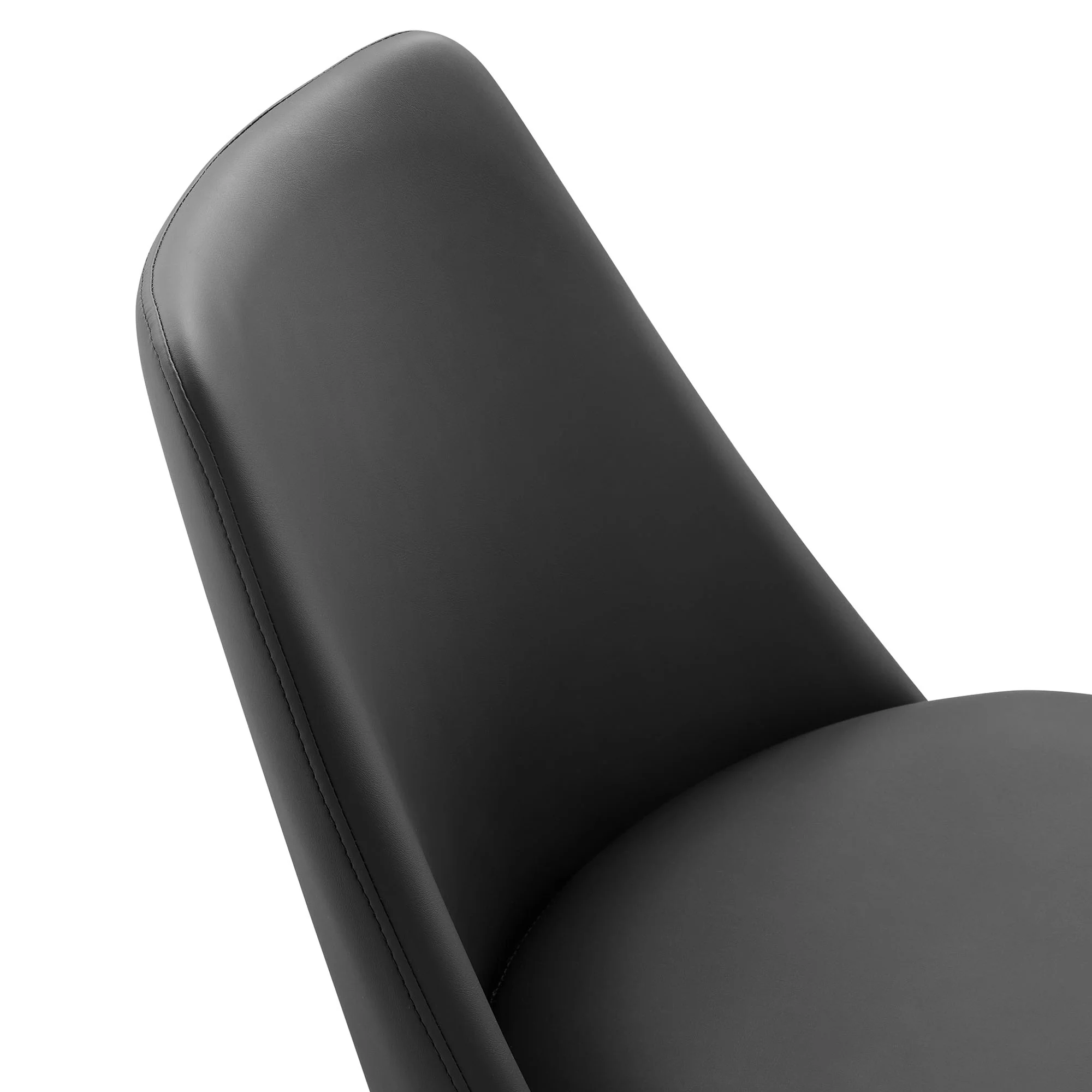 Lippa Swivel Dining Vegan Leather Side Chair by Modway - Image 6