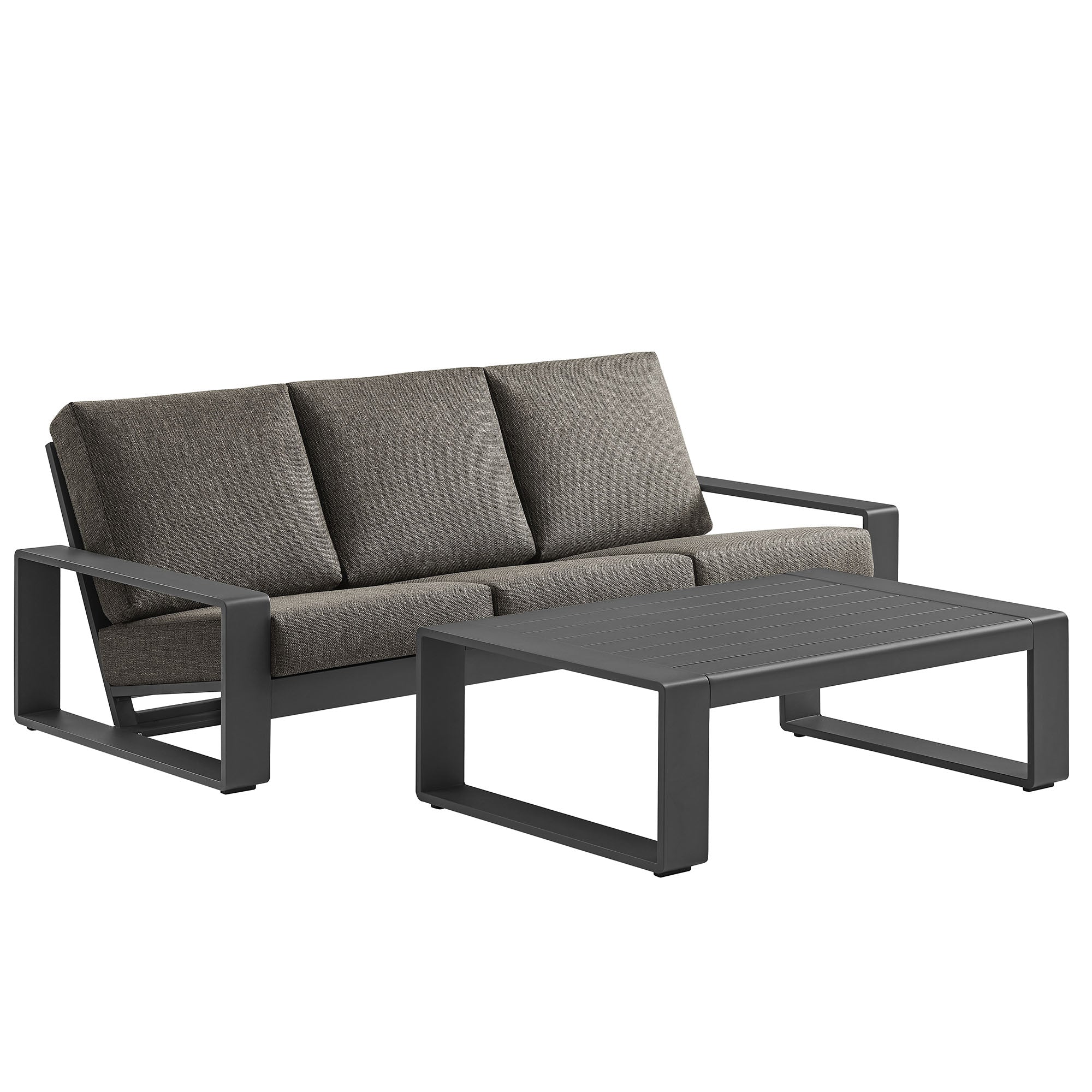 Lirienne 2-Piece Outdoor Patio Aluminum Furniture Set by Modway - Image 7