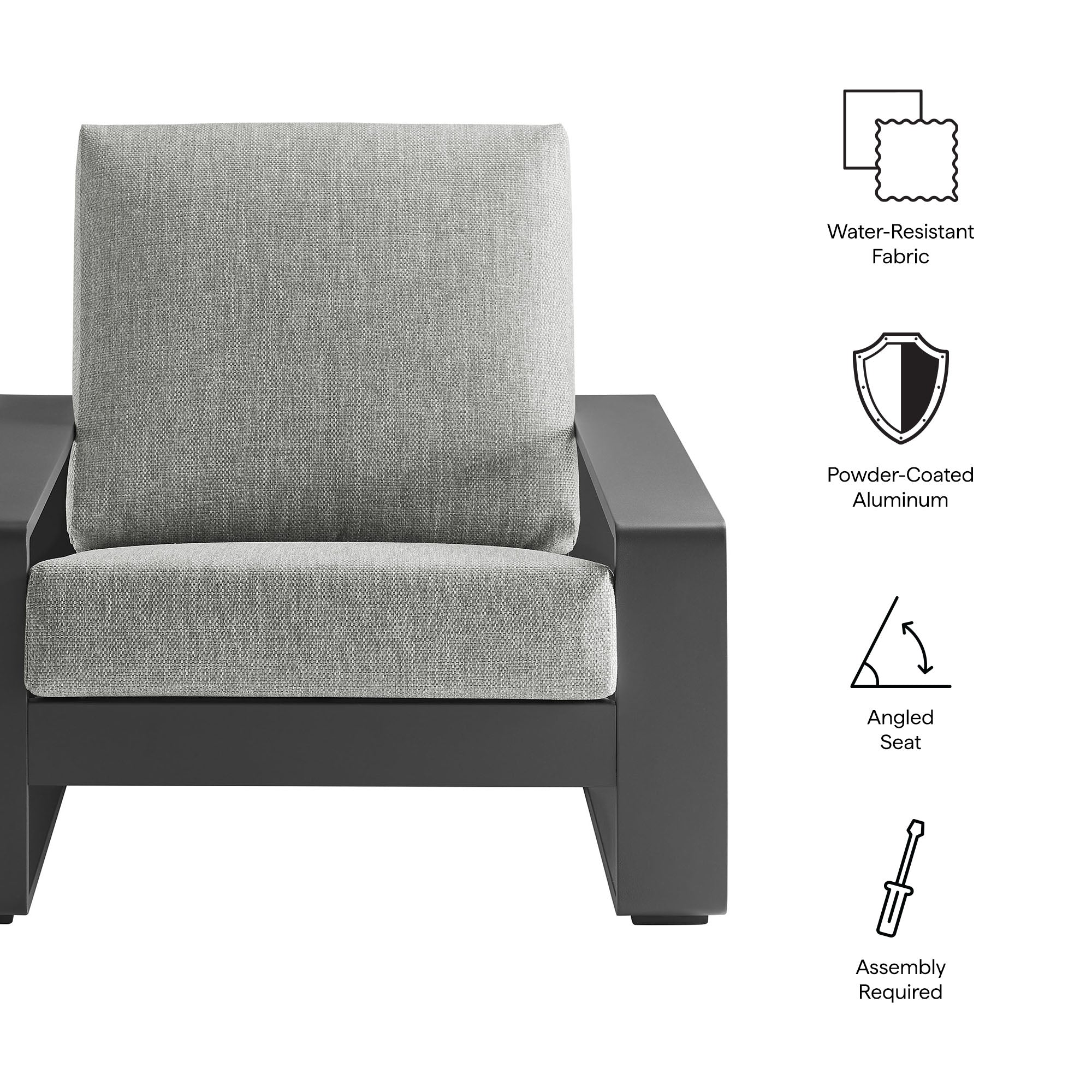 Lirienne Outdoor Patio Aluminum Armchair by Modway - Image 17