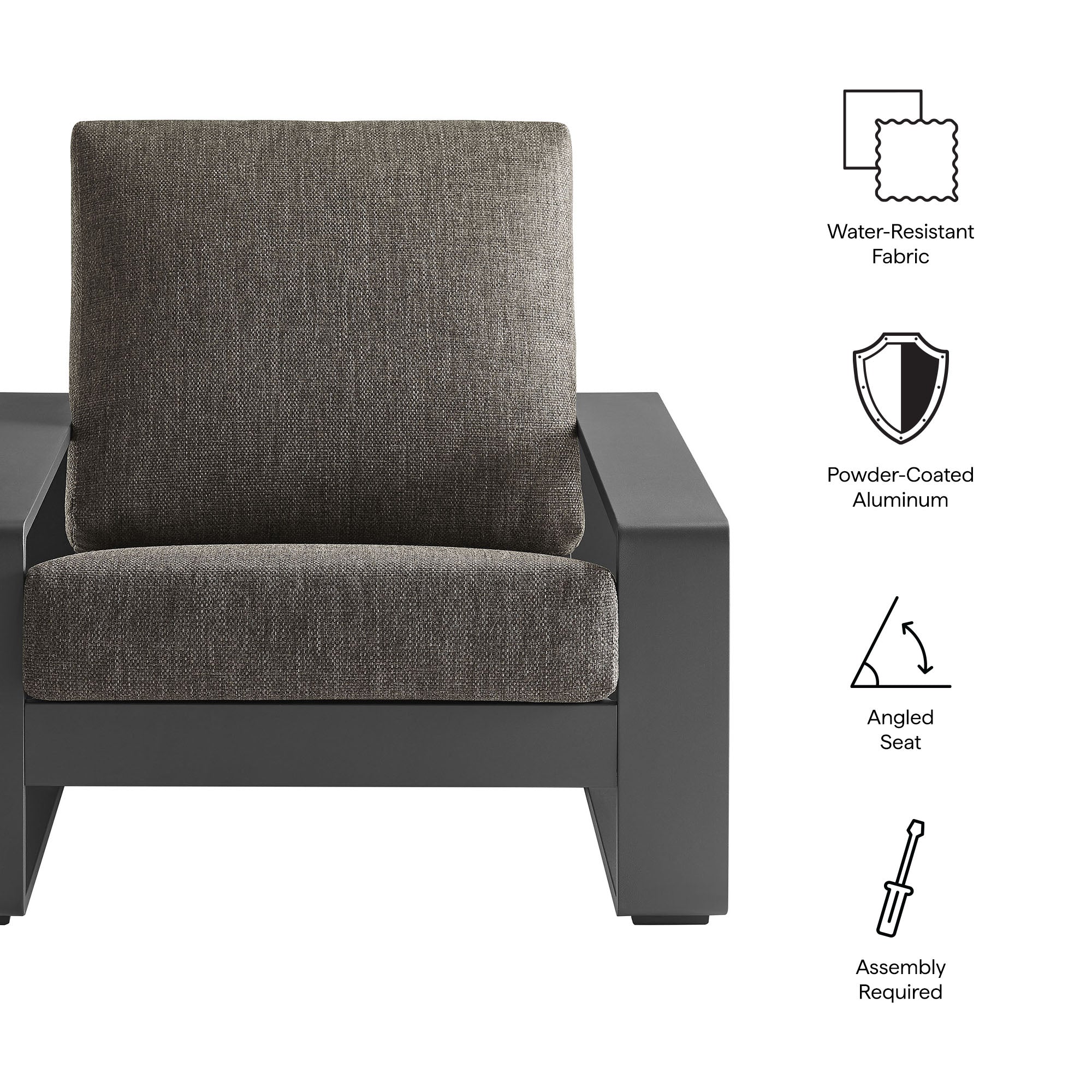 Lirienne Outdoor Patio Aluminum Armchair by Modway - Image 26