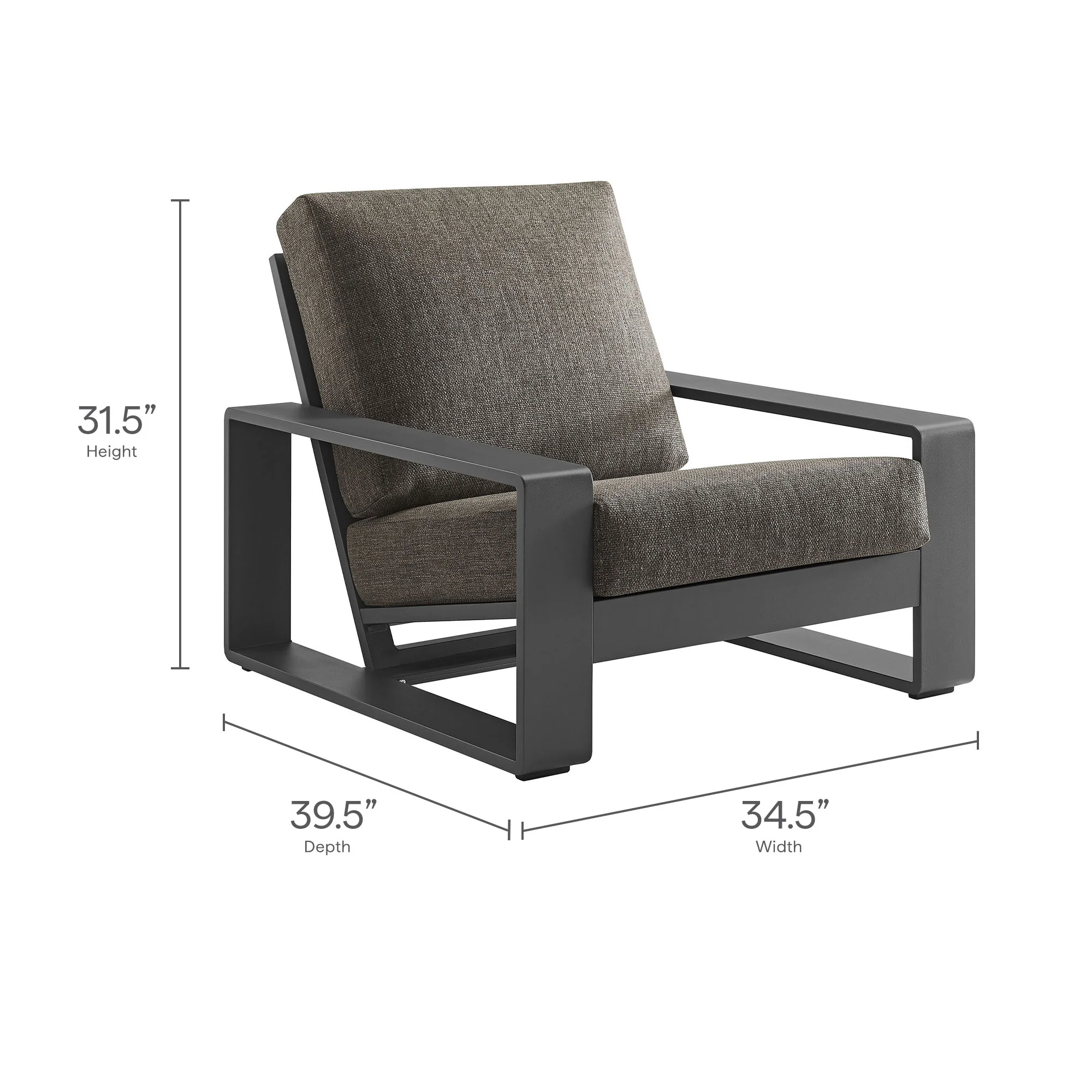 Lirienne Outdoor Patio Aluminum Armchair by Modway - Image 27