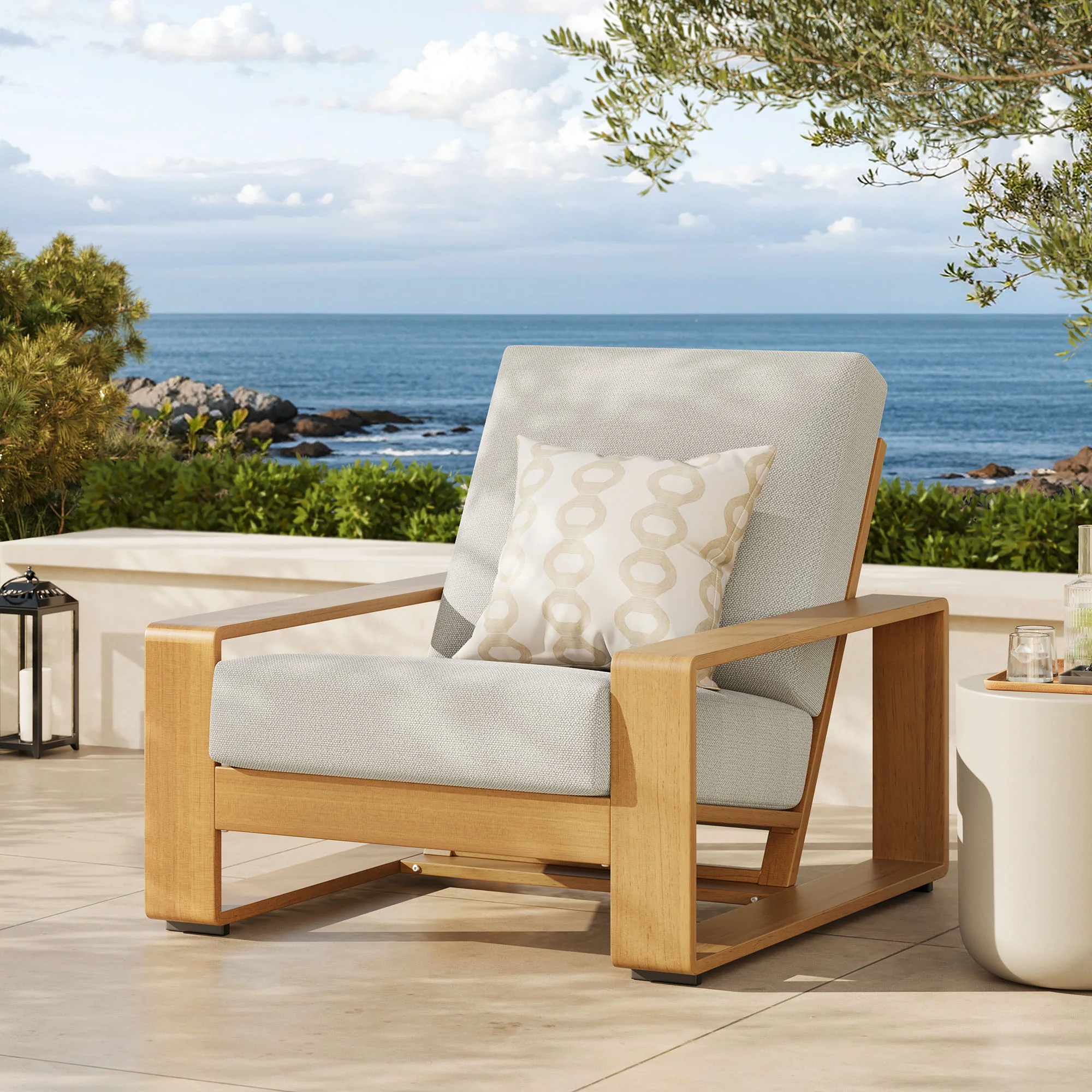 Lirienne Outdoor Patio Aluminum Faux Wood Armchair by Modway - Image 16