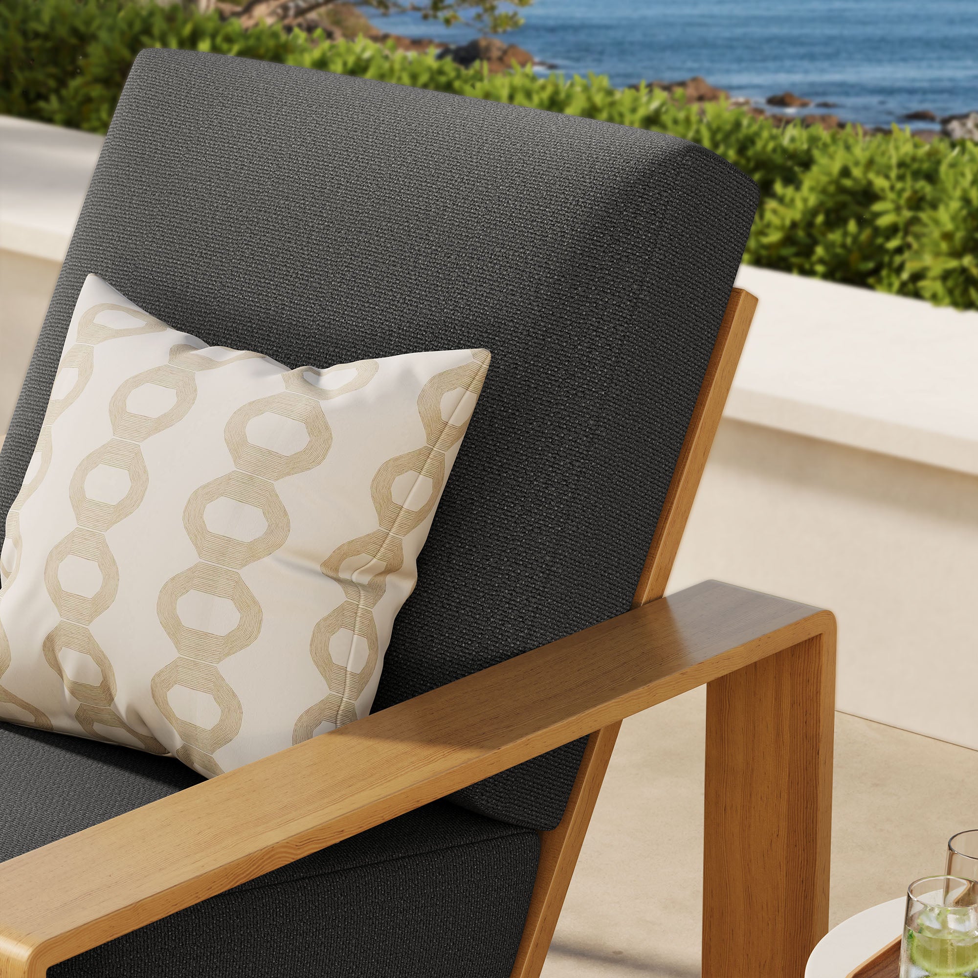 Lirienne Outdoor Patio Aluminum Faux Wood Armchair by Modway - Image 7