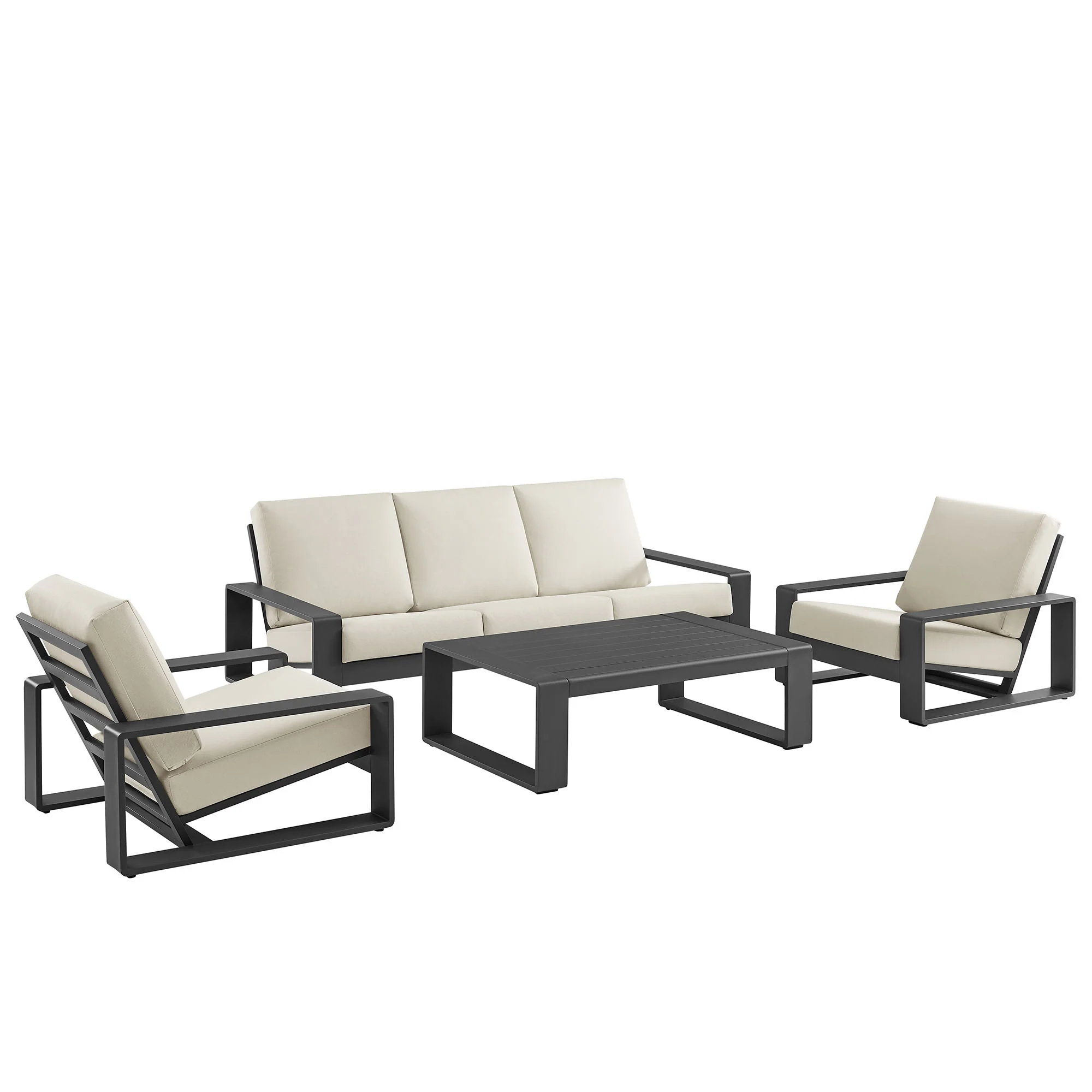 Lirienne Outdoor Patio Aluminum Faux Wood Armchairs Set of 2 by Modway - Image 8