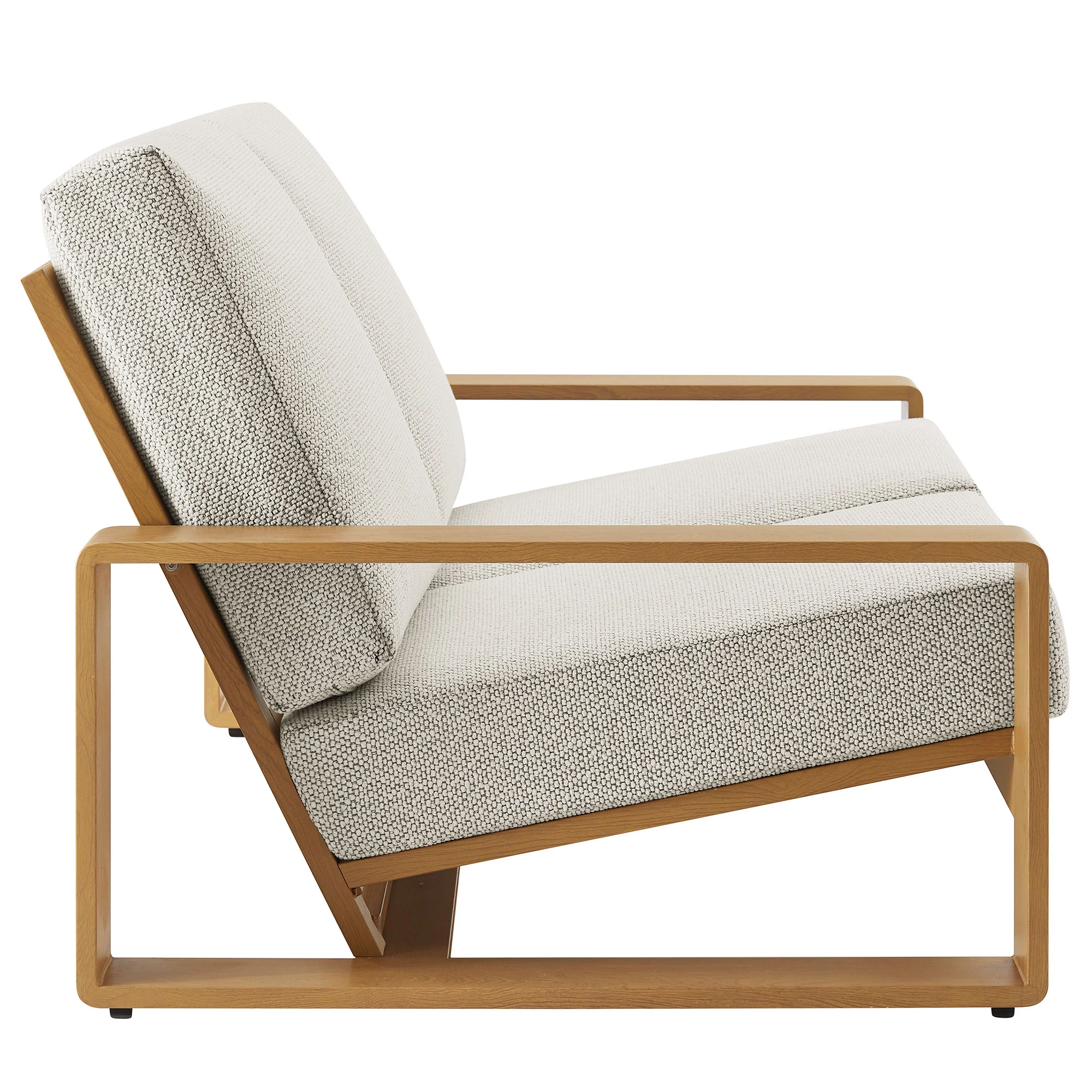 Lirienne Outdoor Patio Aluminum Faux Wood Loveseat by Modway - Image 11