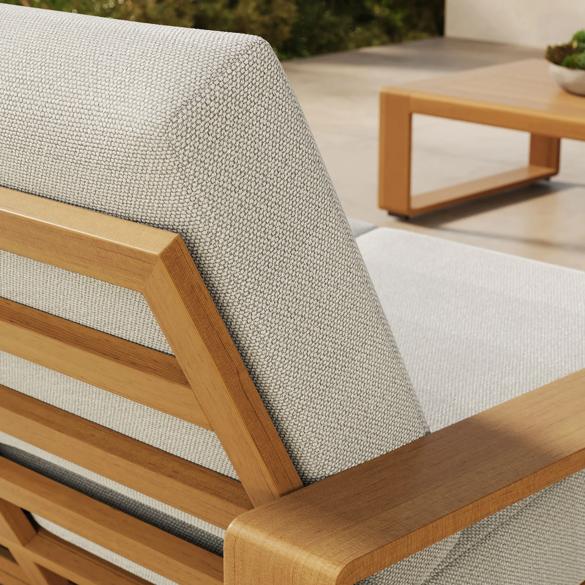 Lirienne Outdoor Patio Aluminum Faux Wood Loveseat by Modway - Image 15
