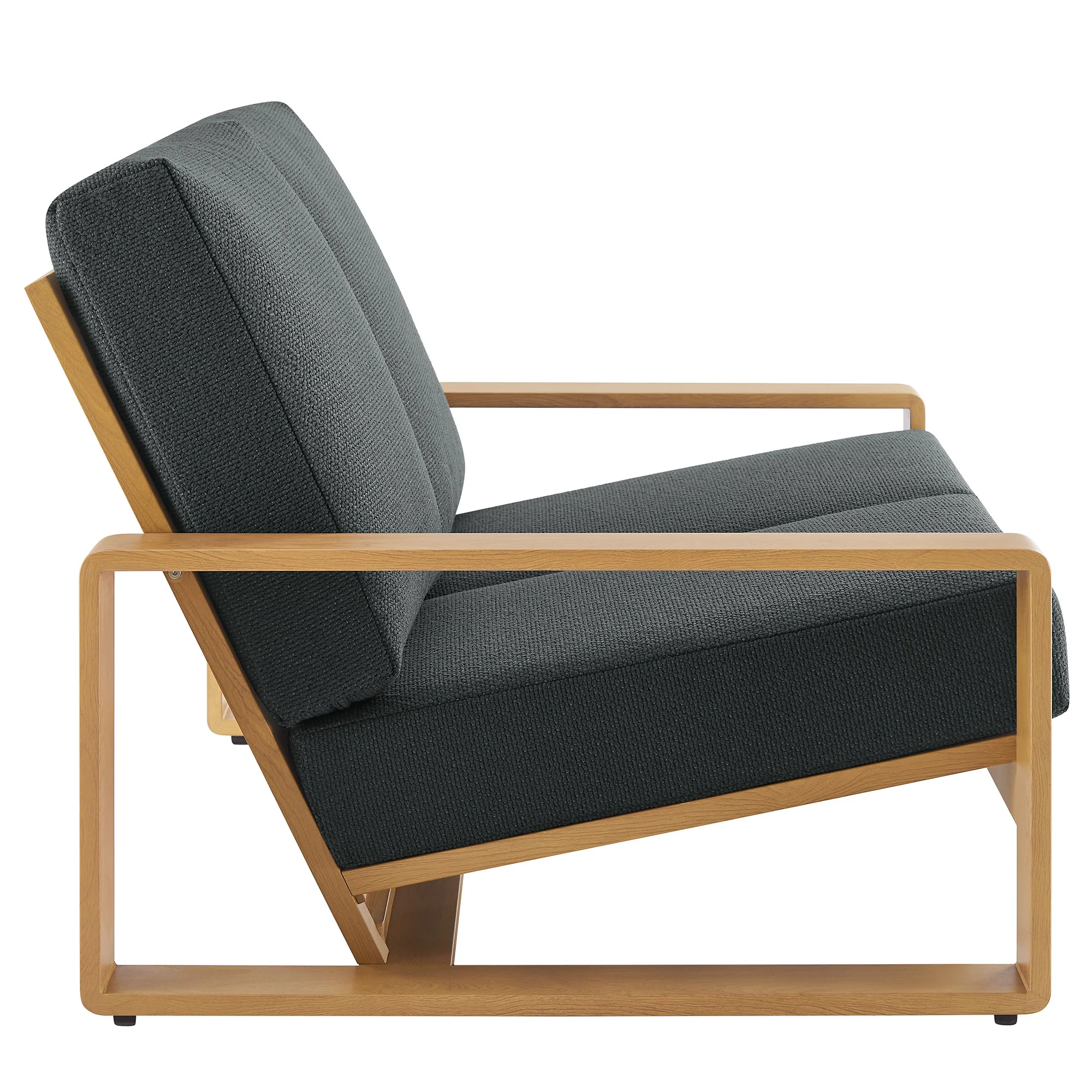 Lirienne Outdoor Patio Aluminum Faux Wood Loveseat by Modway - Image 3