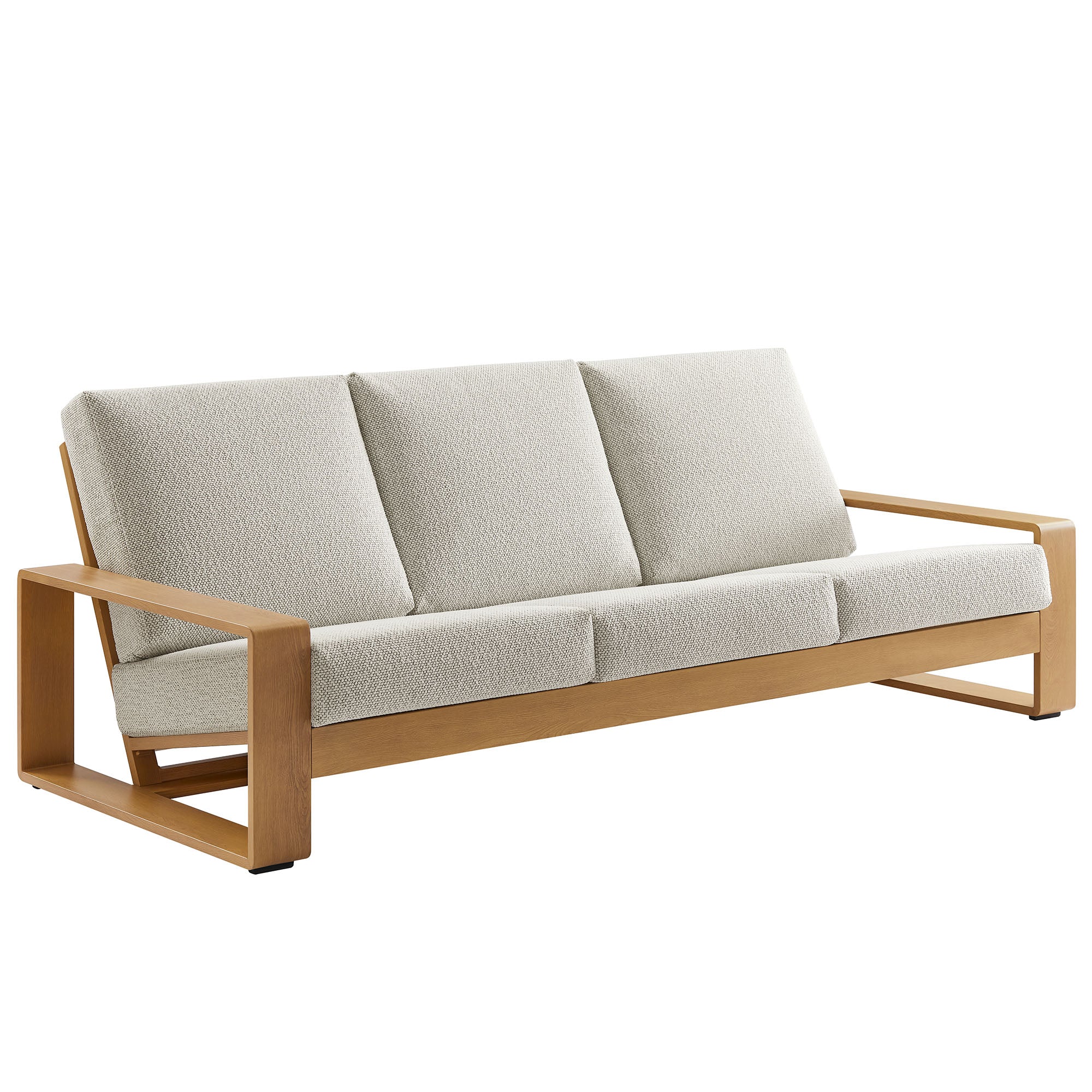 Lirienne Outdoor Patio Aluminum Faux Wood Sofa by Modway - Image 10