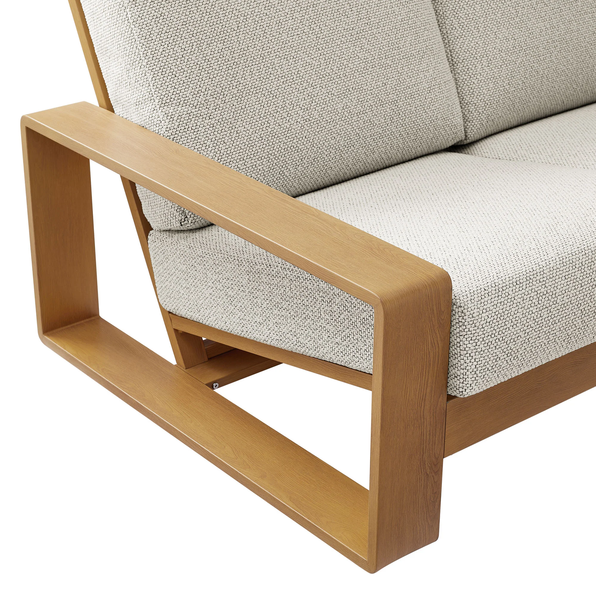 Lirienne Outdoor Patio Aluminum Faux Wood Sofa by Modway - Image 14