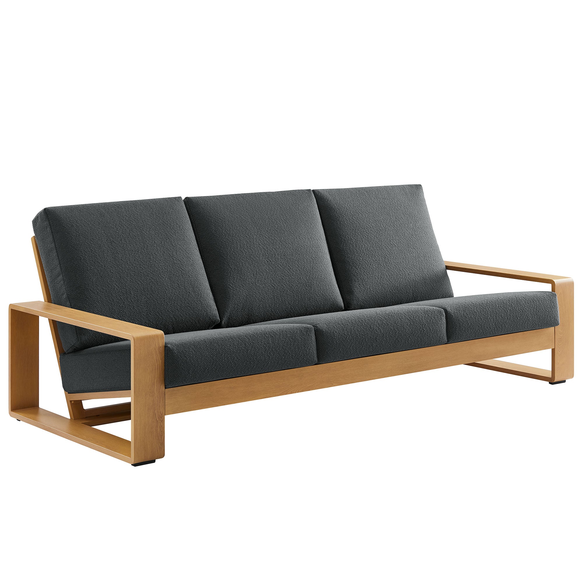 Lirienne Outdoor Patio Aluminum Faux Wood Sofa by Modway - Image 2