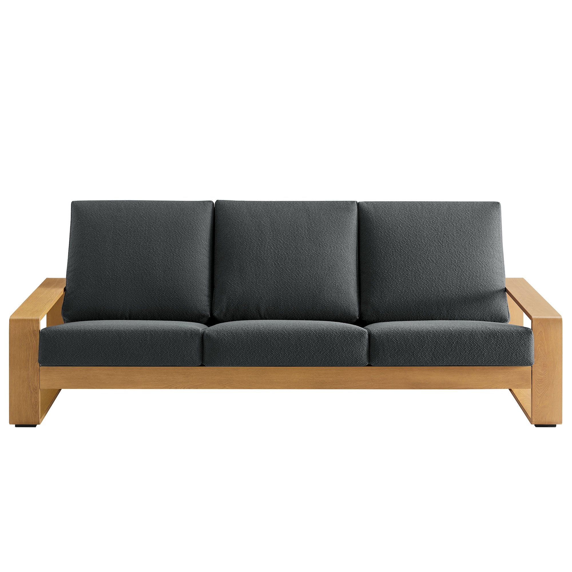 Lirienne Outdoor Patio Aluminum Faux Wood Sofa by Modway - Image 5
