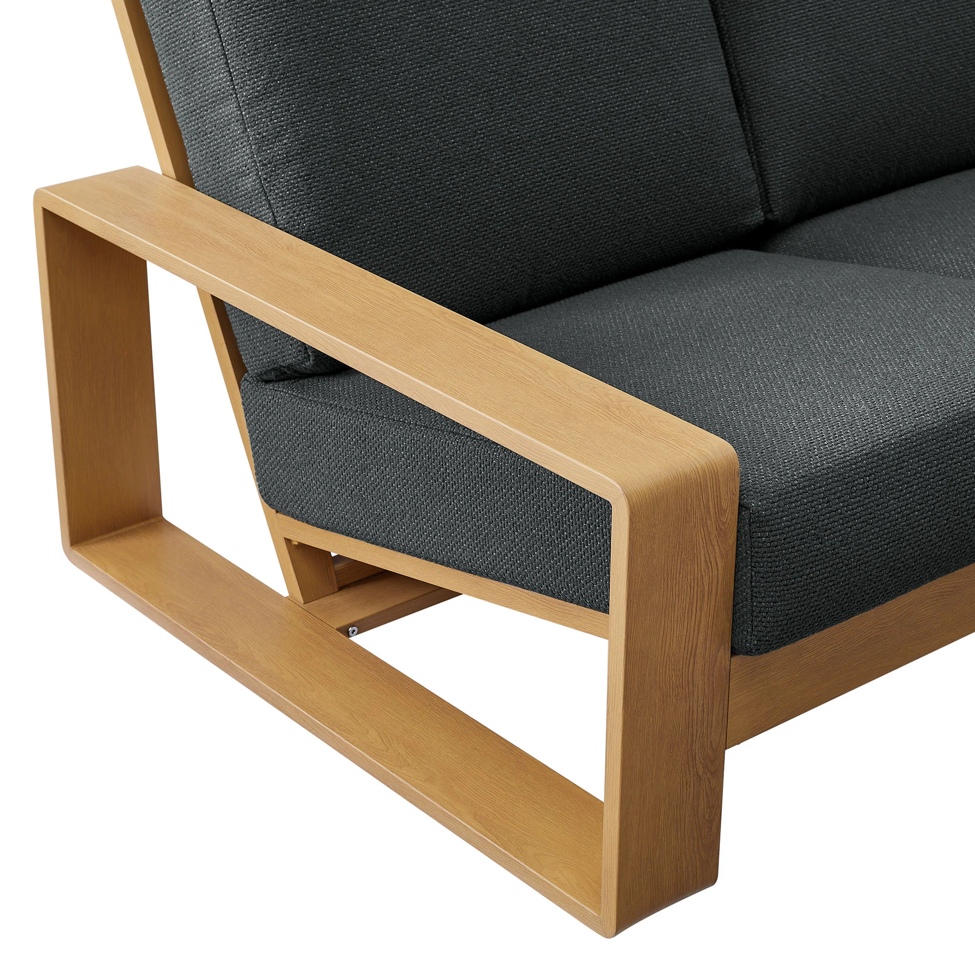 Lirienne Outdoor Patio Aluminum Faux Wood Sofa by Modway - Image 6