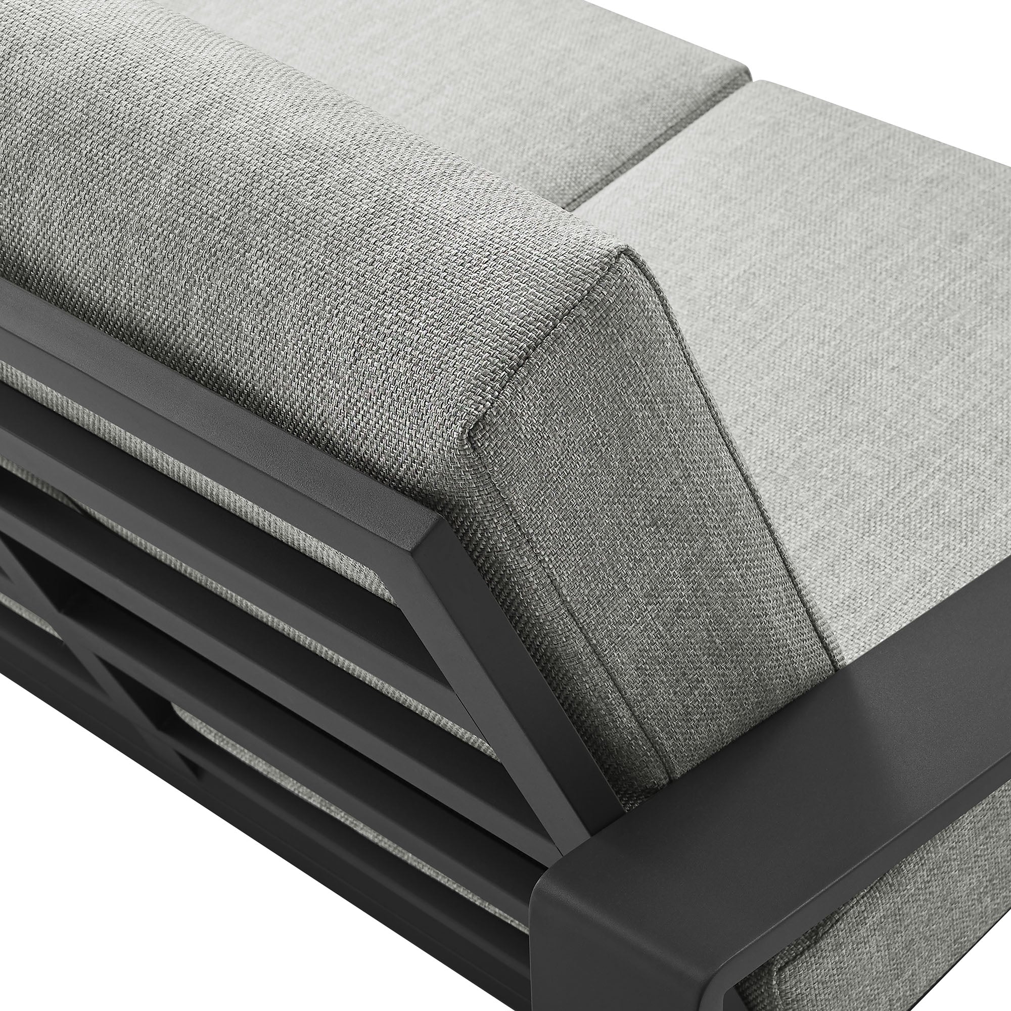 Lirienne Outdoor Patio Aluminum Loveseat by Modway - Image 14