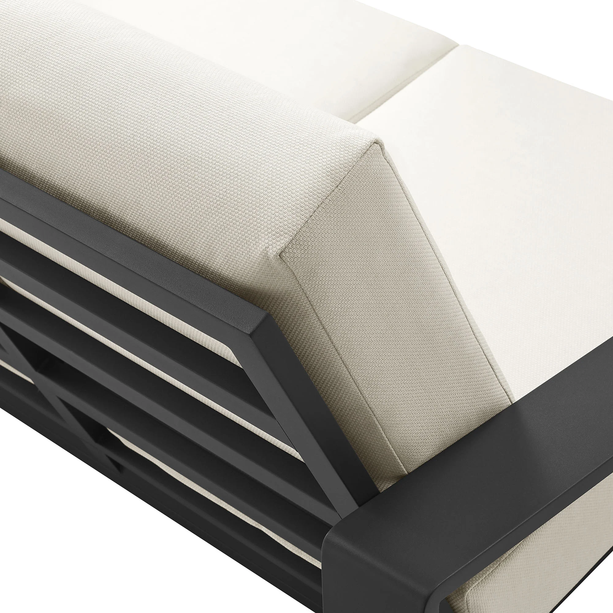 Lirienne Outdoor Patio Aluminum Loveseat by Modway - Image 6
