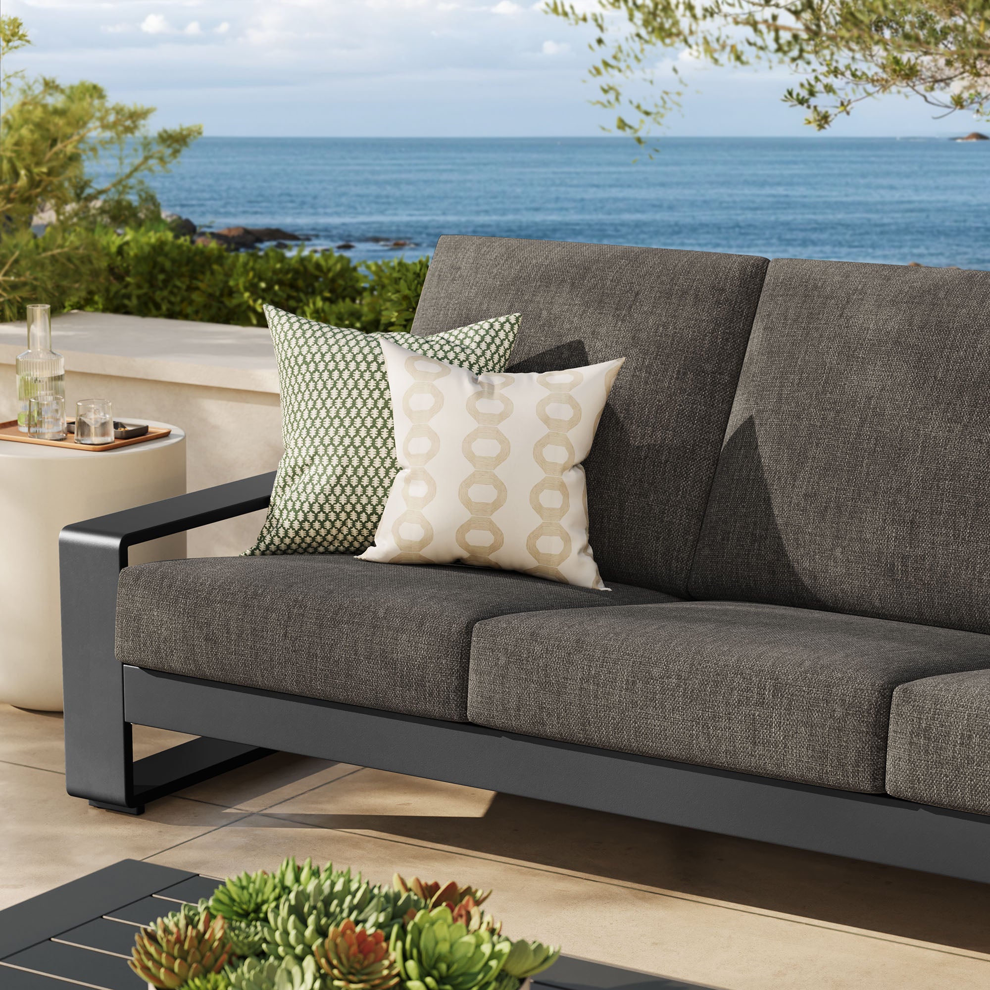 Lirienne Outdoor Patio Aluminum Sofa by Modway - Image 24
