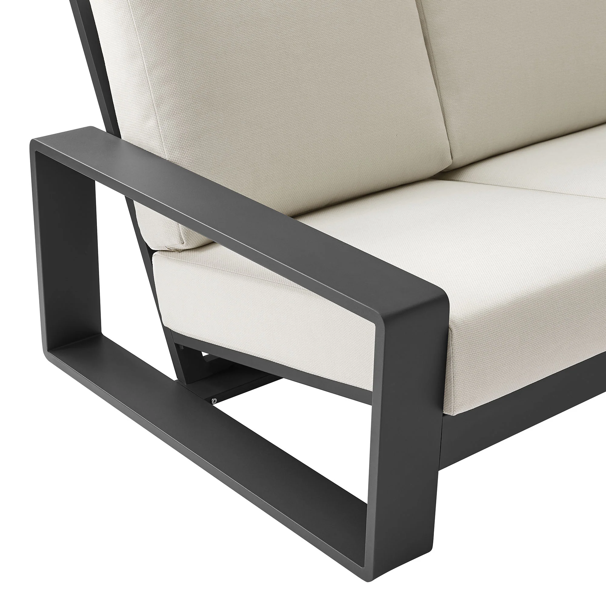 Lirienne Outdoor Patio Aluminum Sofa by Modway - Image 6