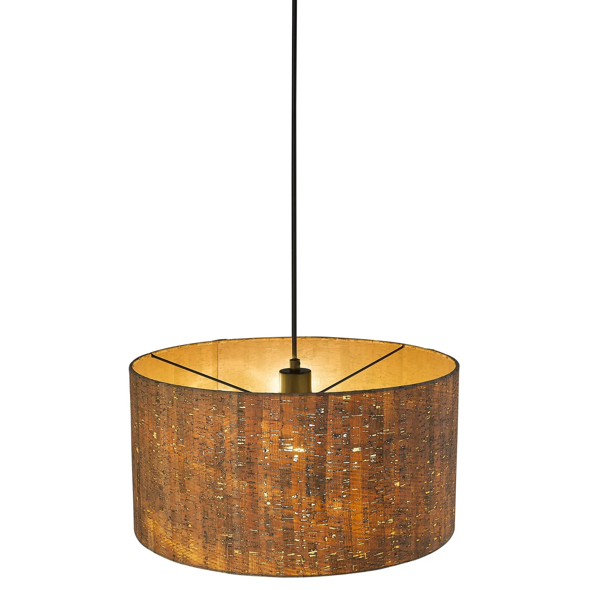 Lisbon 1-Light Matte Black Pendant By Homeroots - Image 3