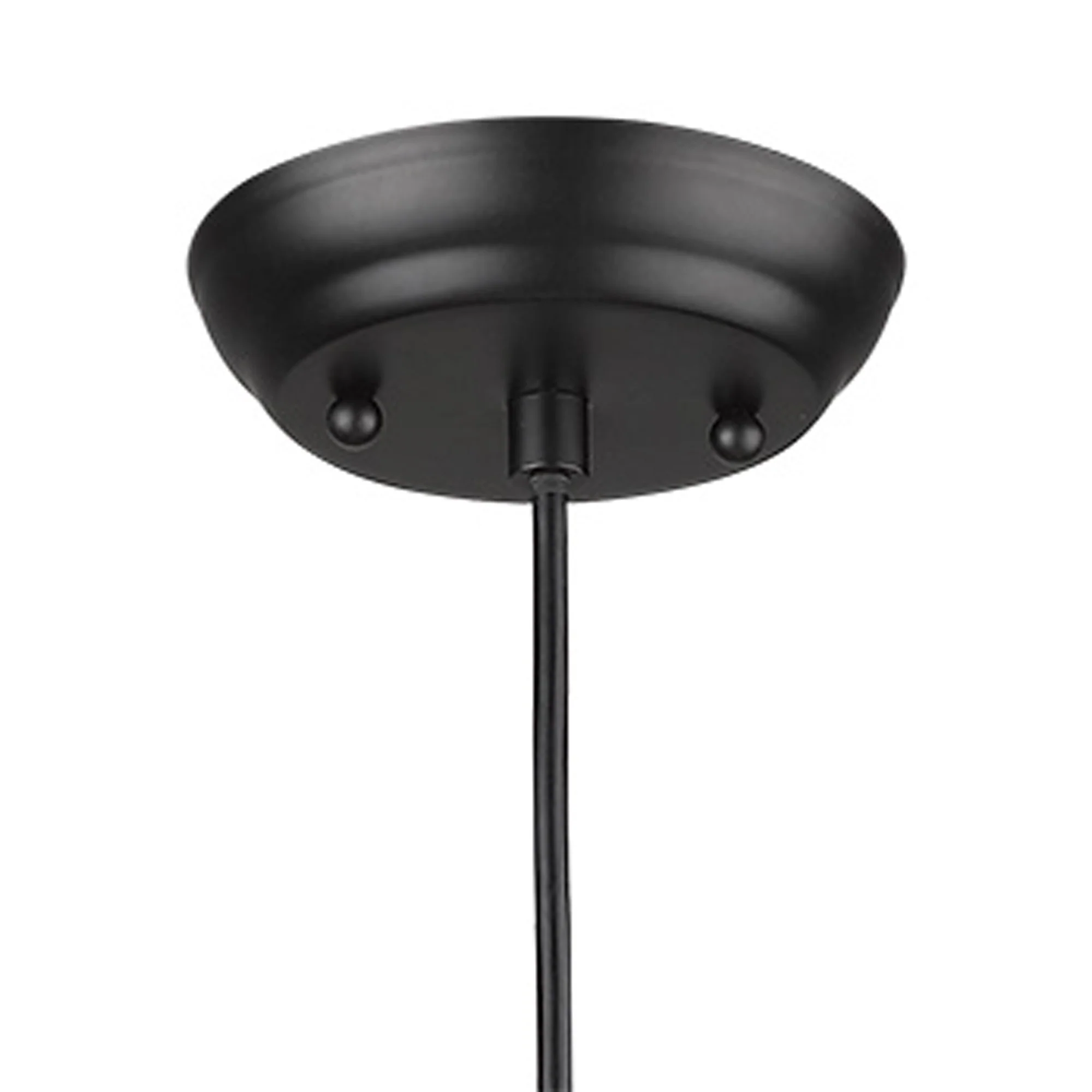 Lisbon 1-Light Matte Black Pendant By Homeroots - Image 5