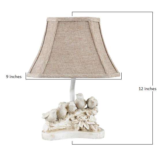 Little Bird Sing a Long Accent Table Lamp By Homeroots - Image 4