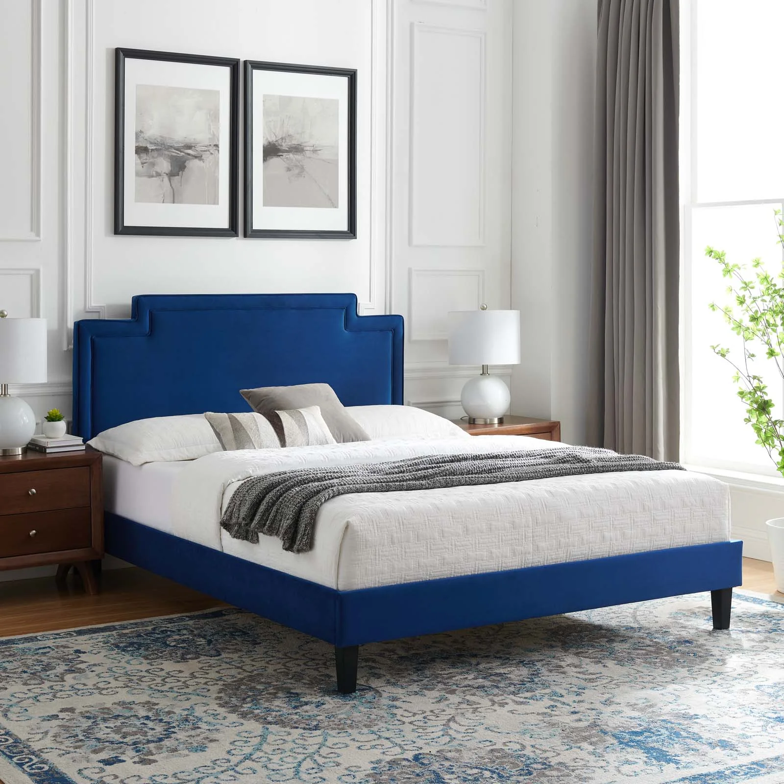 Liva Performance Velvet Full Bed By Modway - MOD-6816 - Image 26