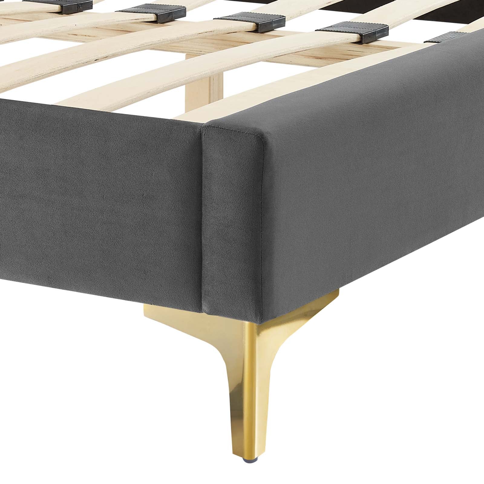Liva Performance Velvet King Bed By Modway - MOD-6836 - Image 8