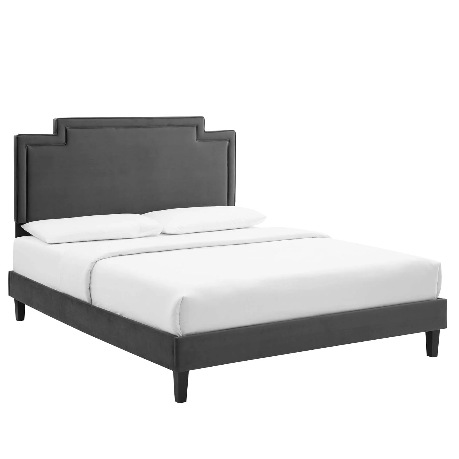 Liva Performance Velvet King Bed By Modway - MOD-6846 - Image 2