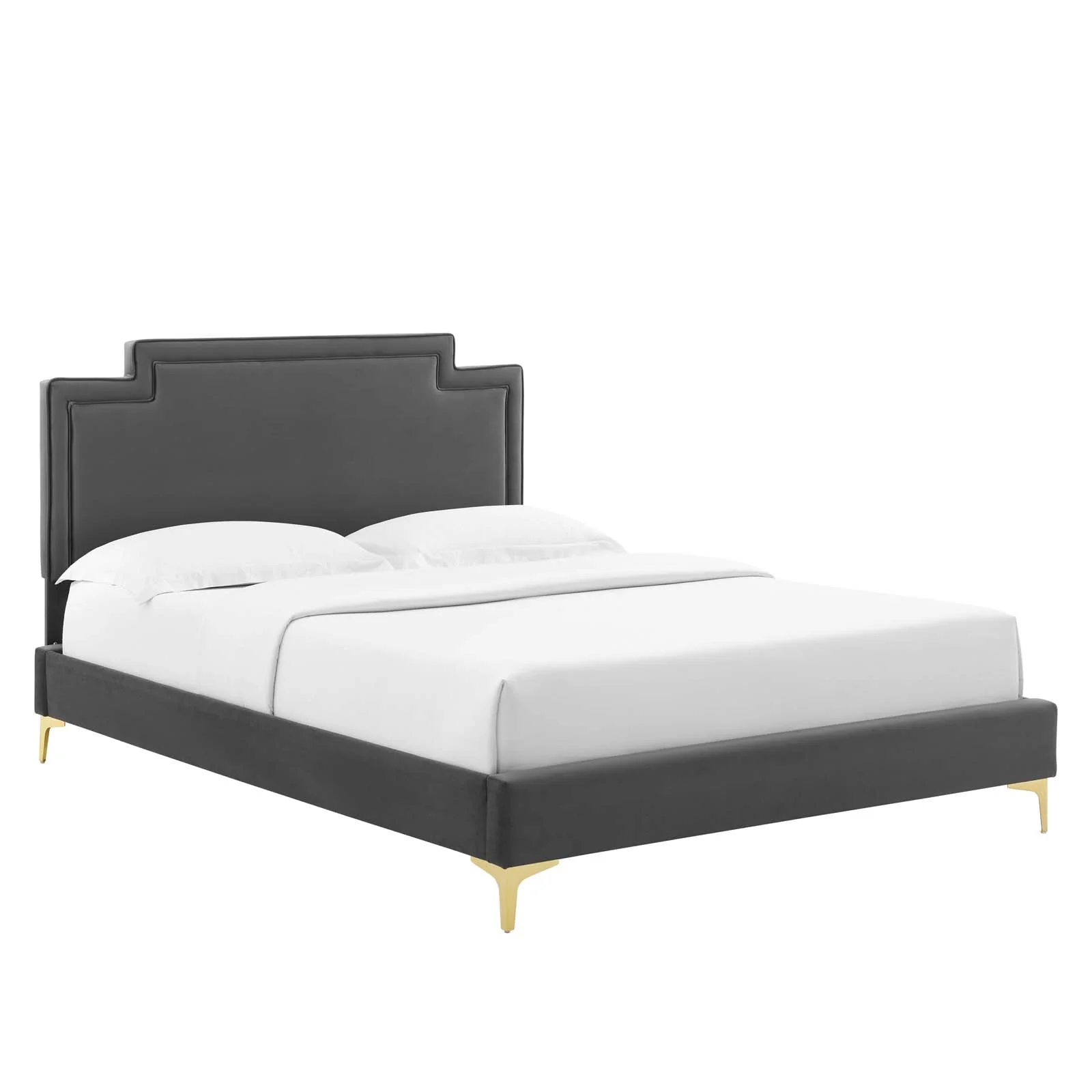Liva Performance Velvet Queen Bed By Modway - MOD-6821 - Image 2