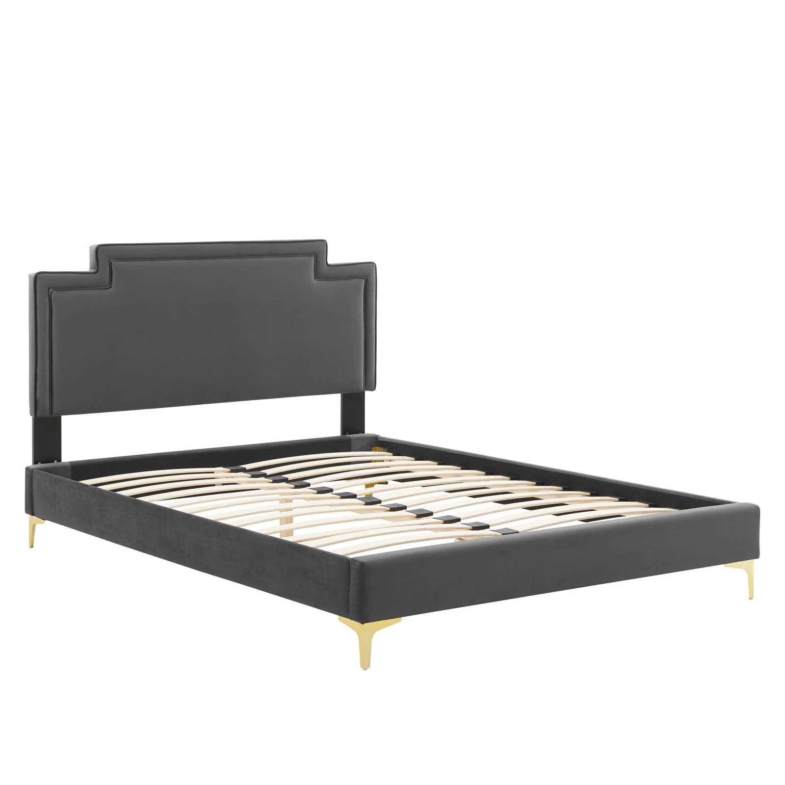 Liva Performance Velvet Queen Bed By Modway - MOD-6821 - Image 5